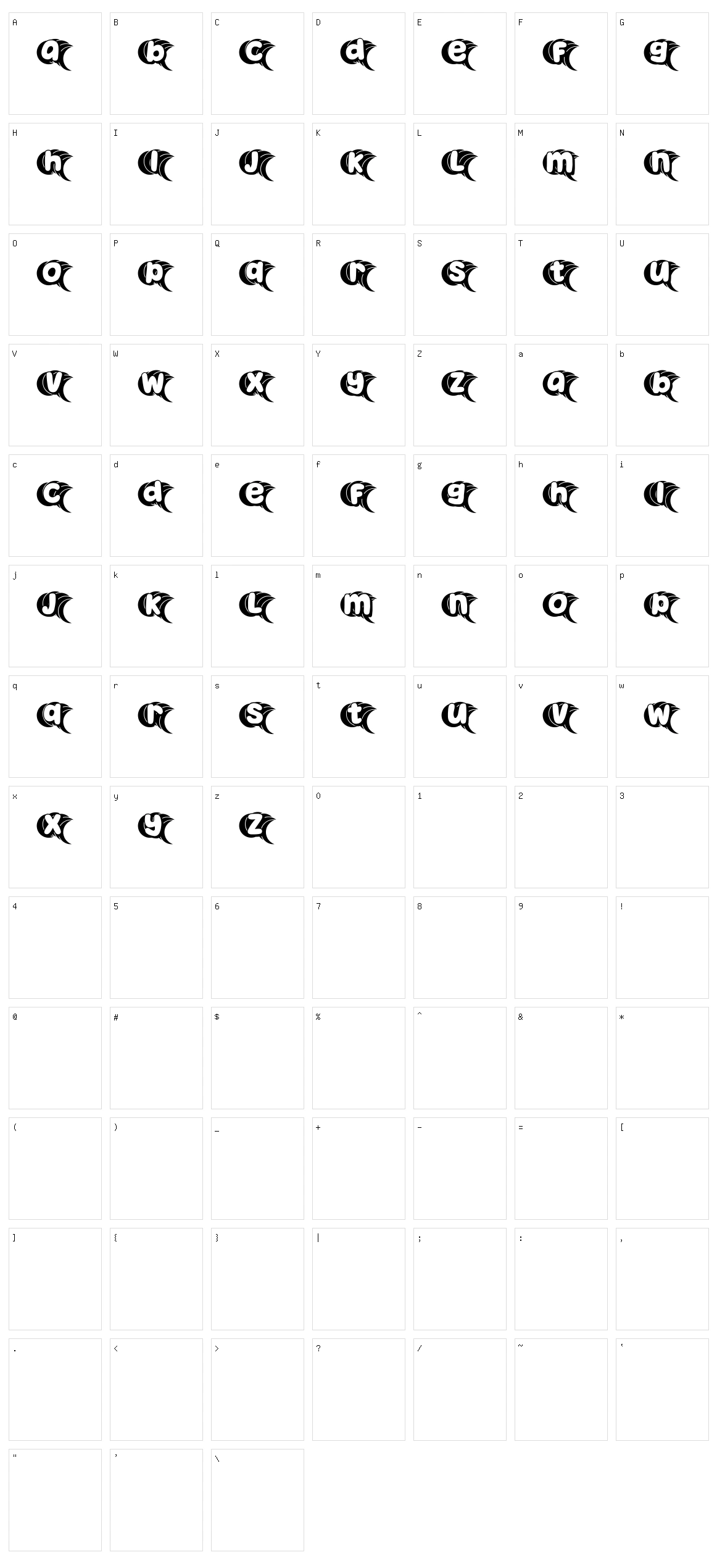 Lilly Character Set