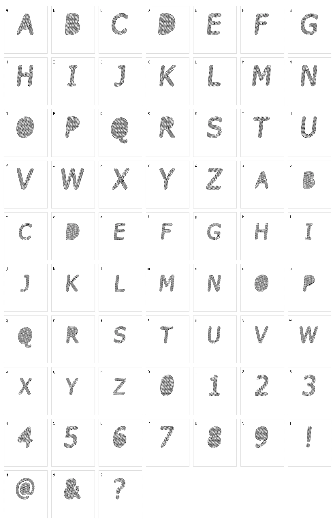 Linka Character Set