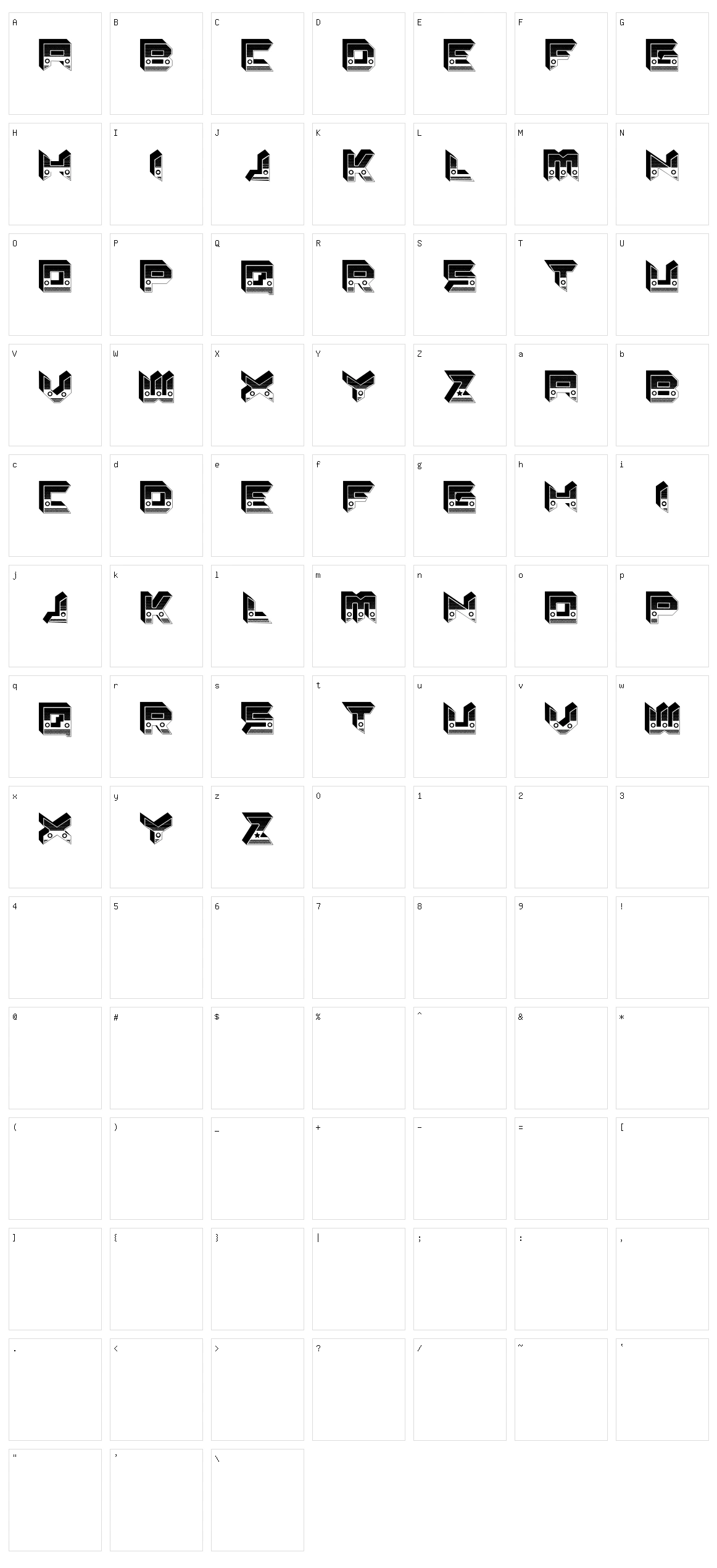 Lobby Character Set
