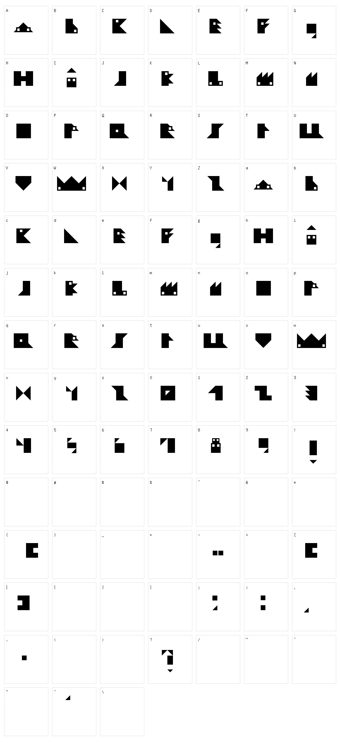 Ludiko Village Character Set