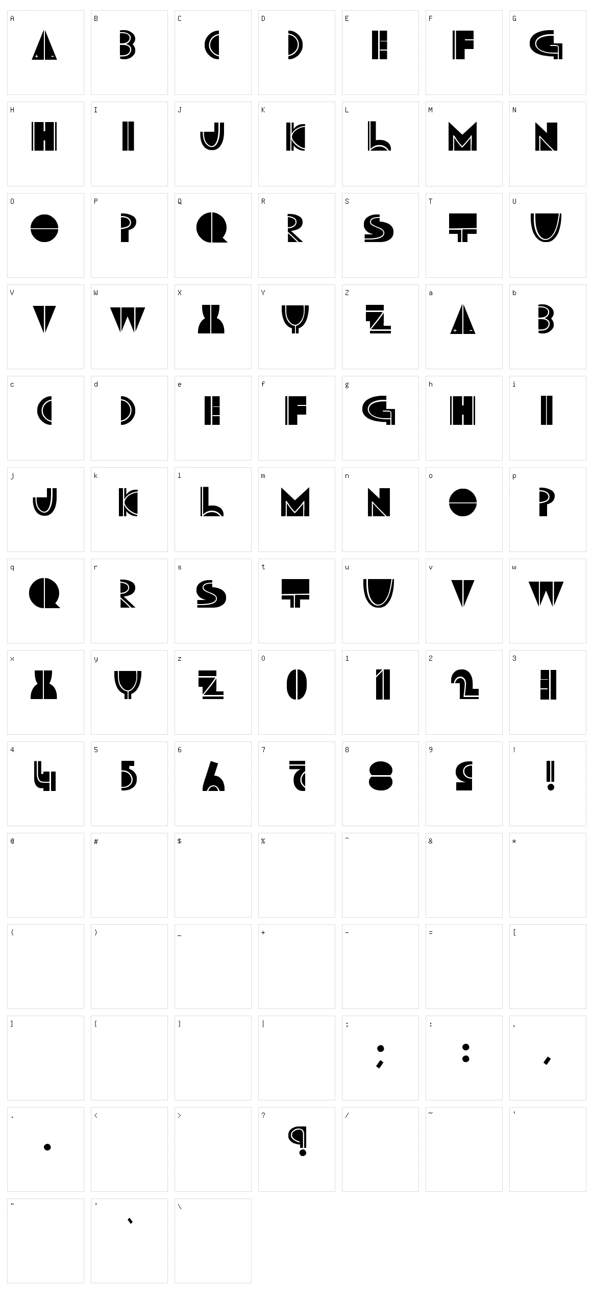 Maruto Skiing Character Set