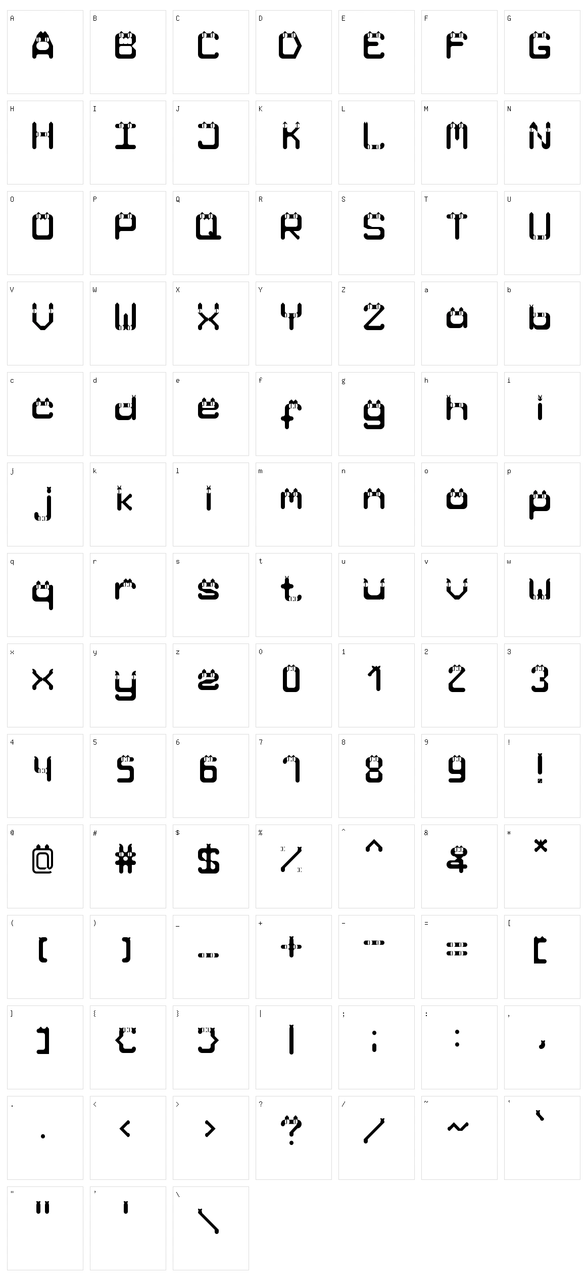 Meow Cat Character Set