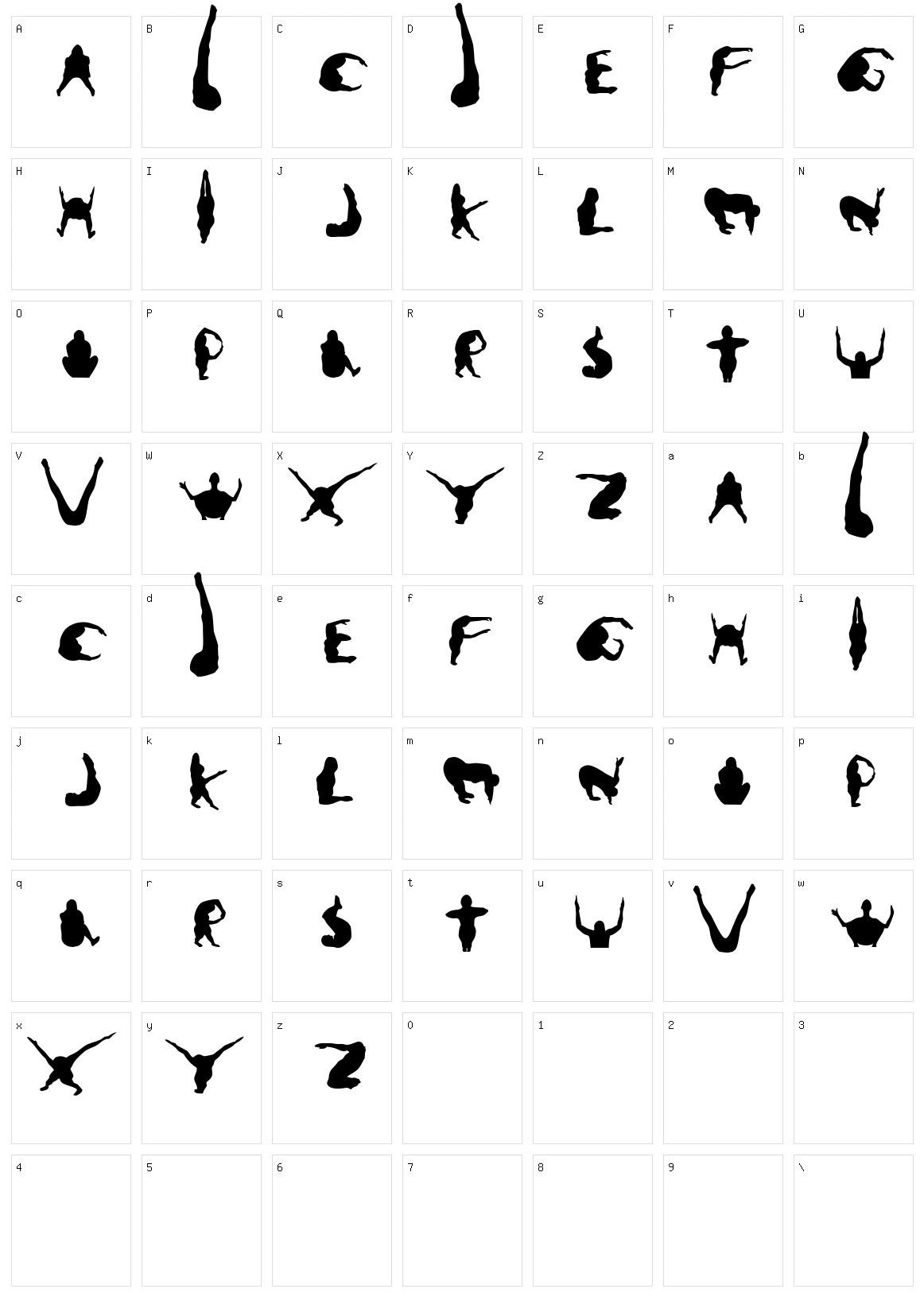 Muttopia Character Set