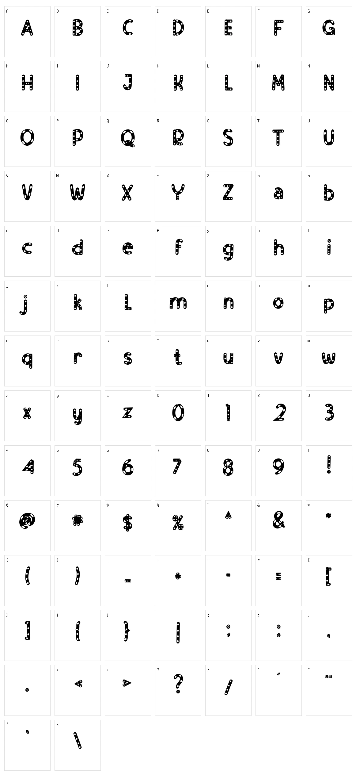 One Donut Character Set
