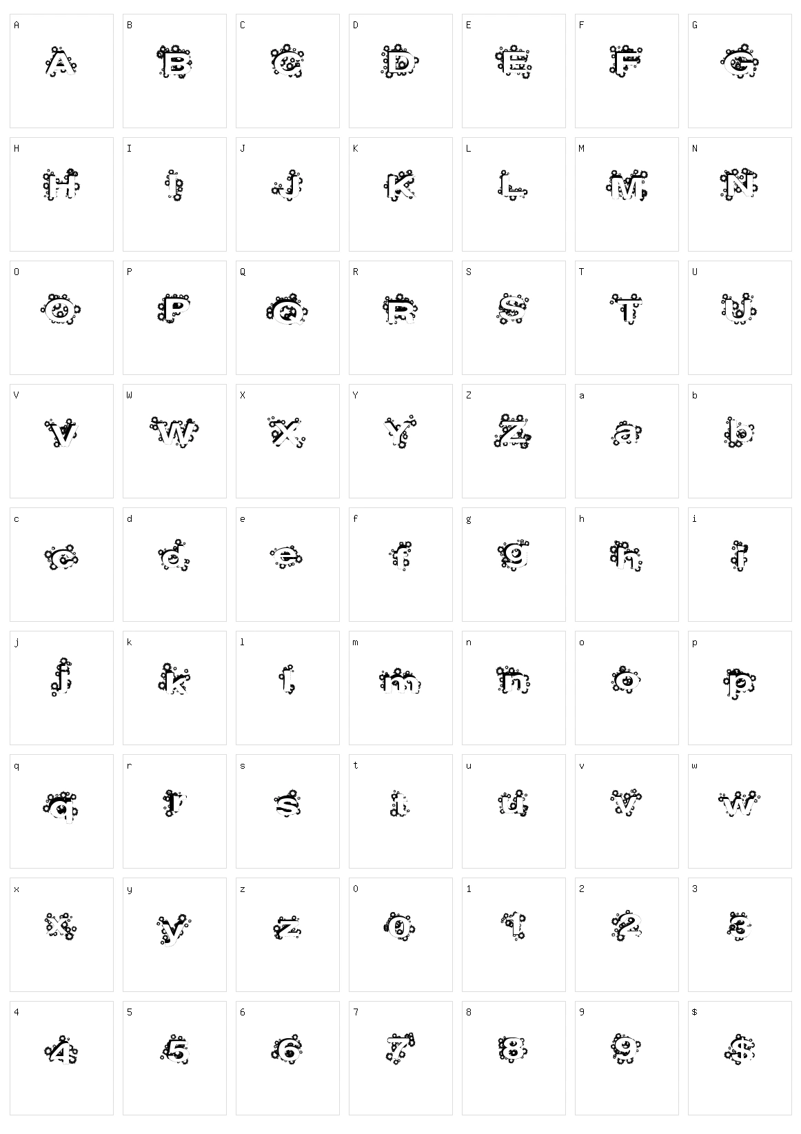 Paint Balls Character Set