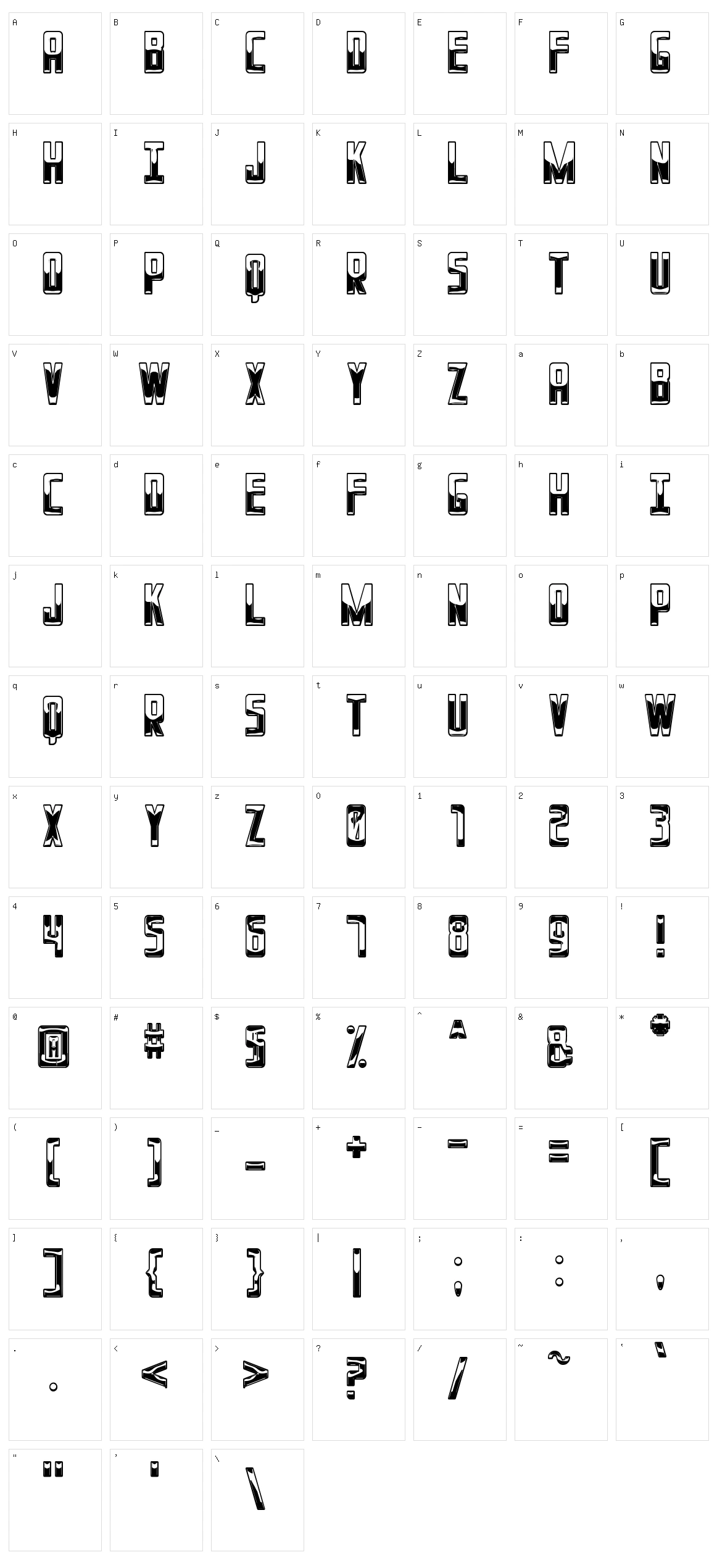 Panda Power St Character Set