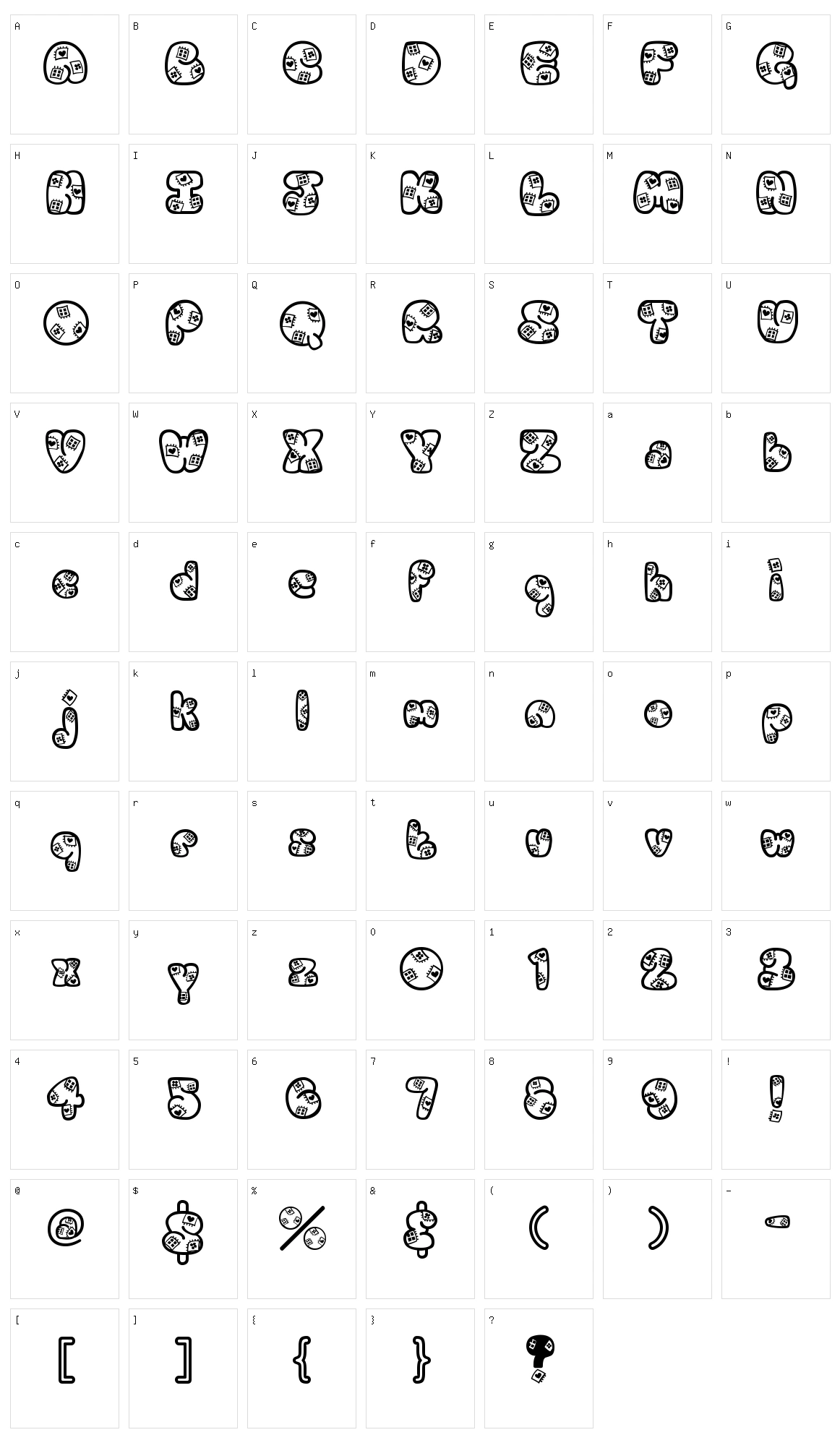 Patches Character Set