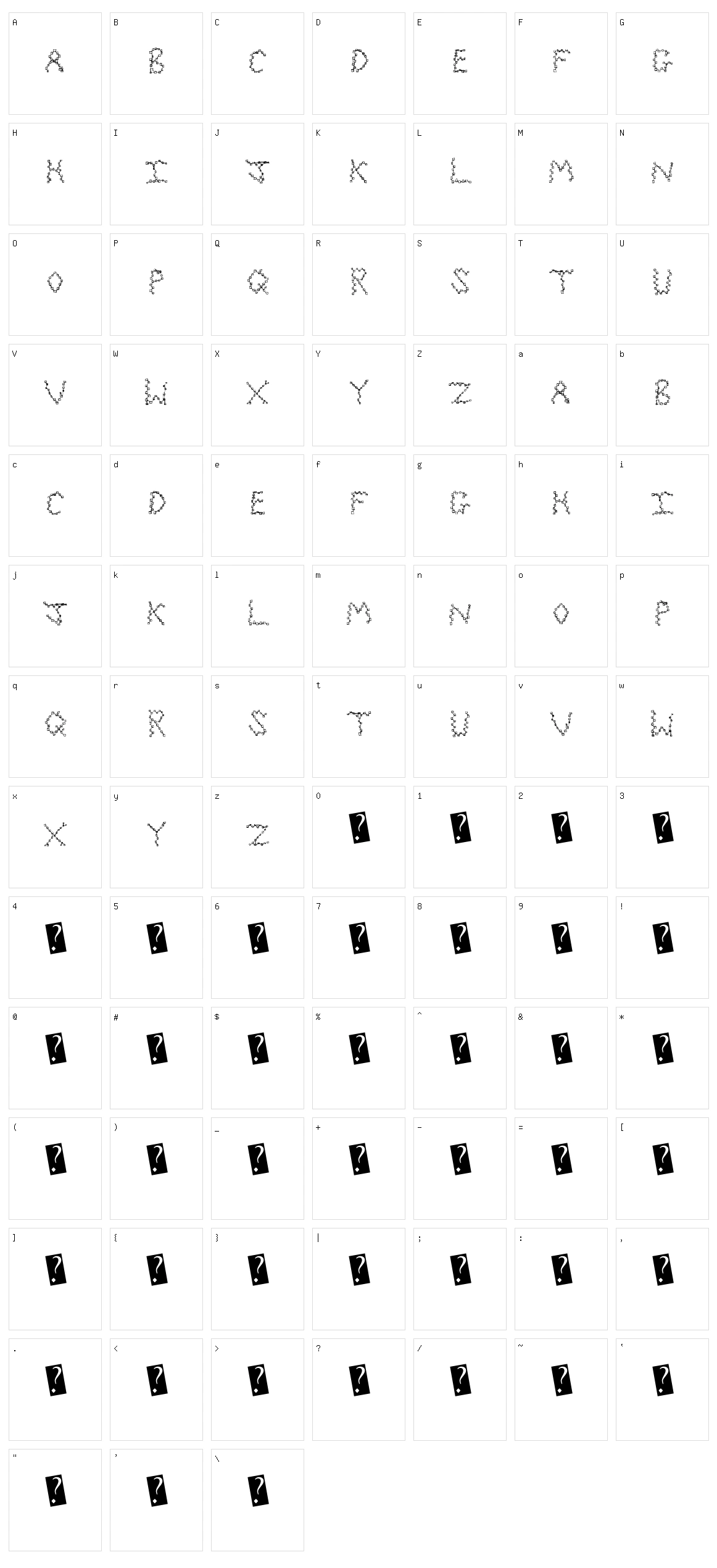 Path Check Character Set