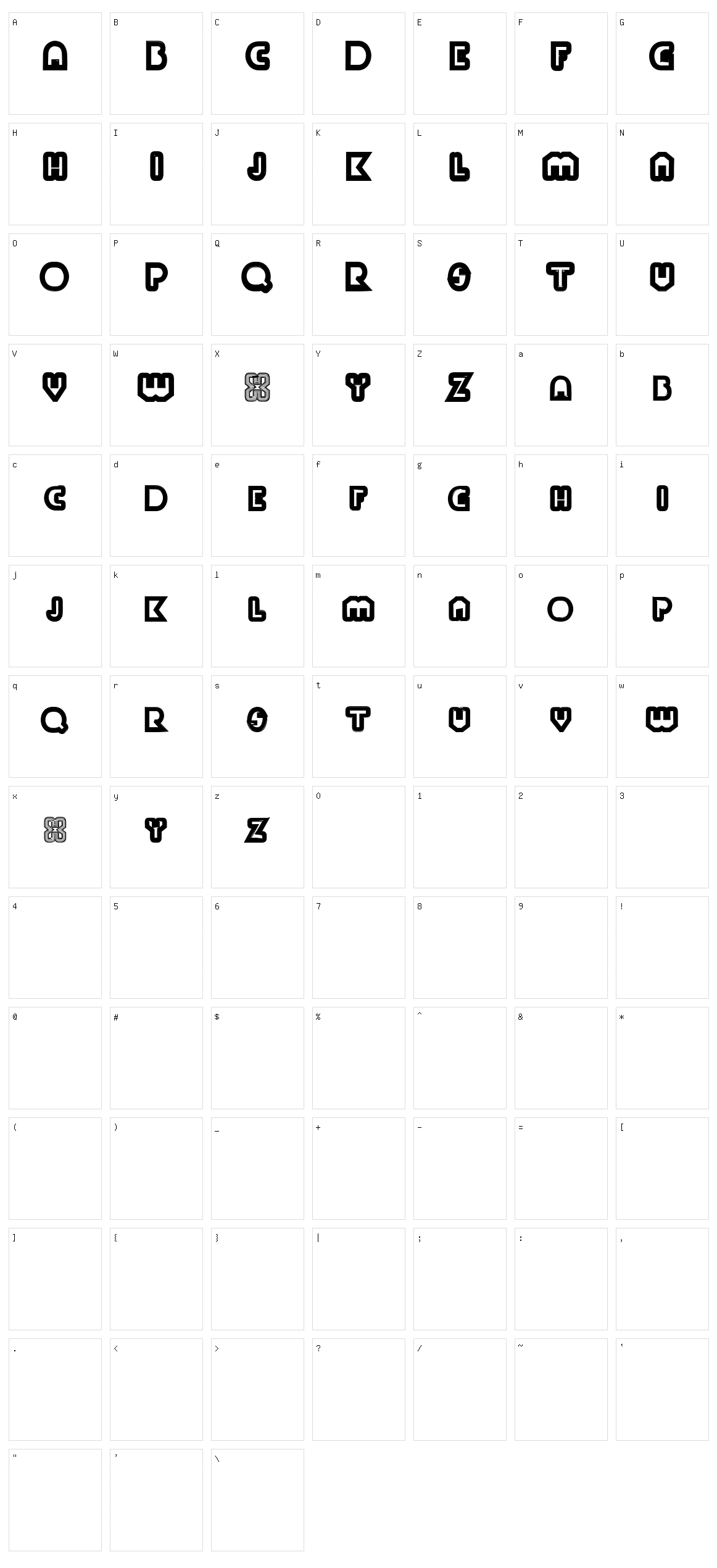 Paul Klein Character Set