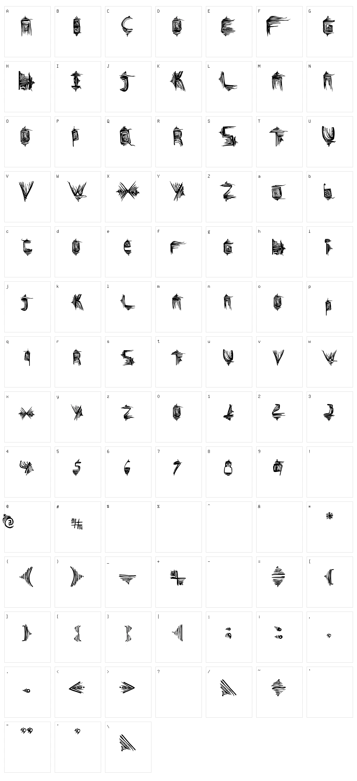 Picto Character Set
