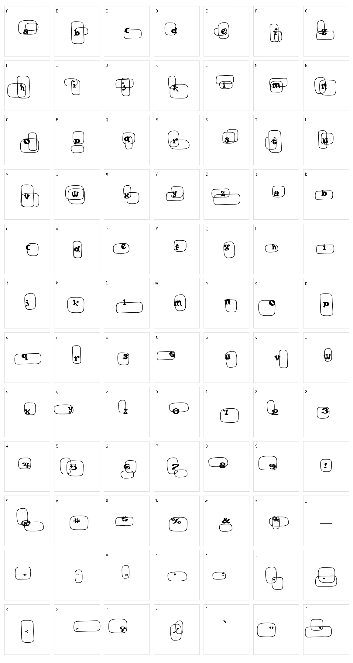 Po Beef Character Set