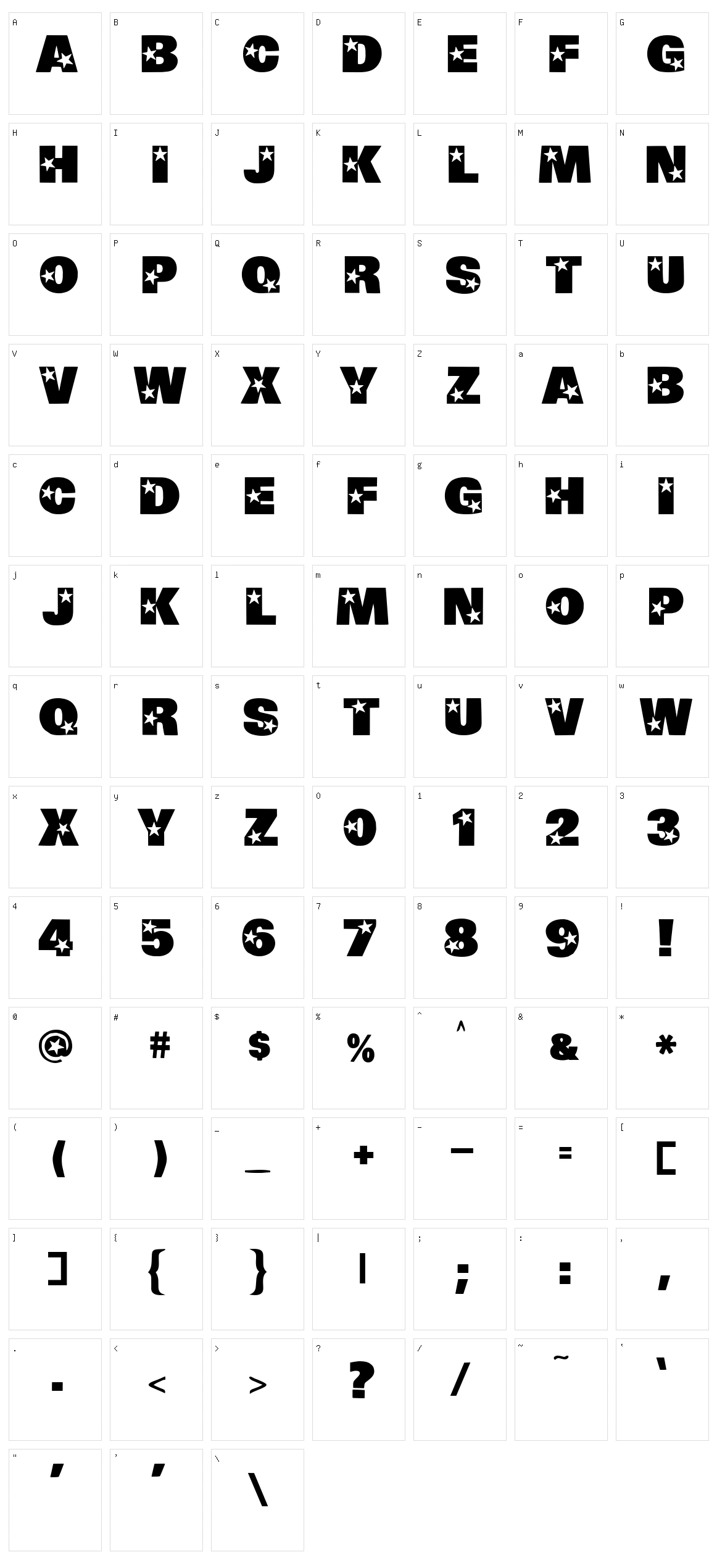 Politician Character Set