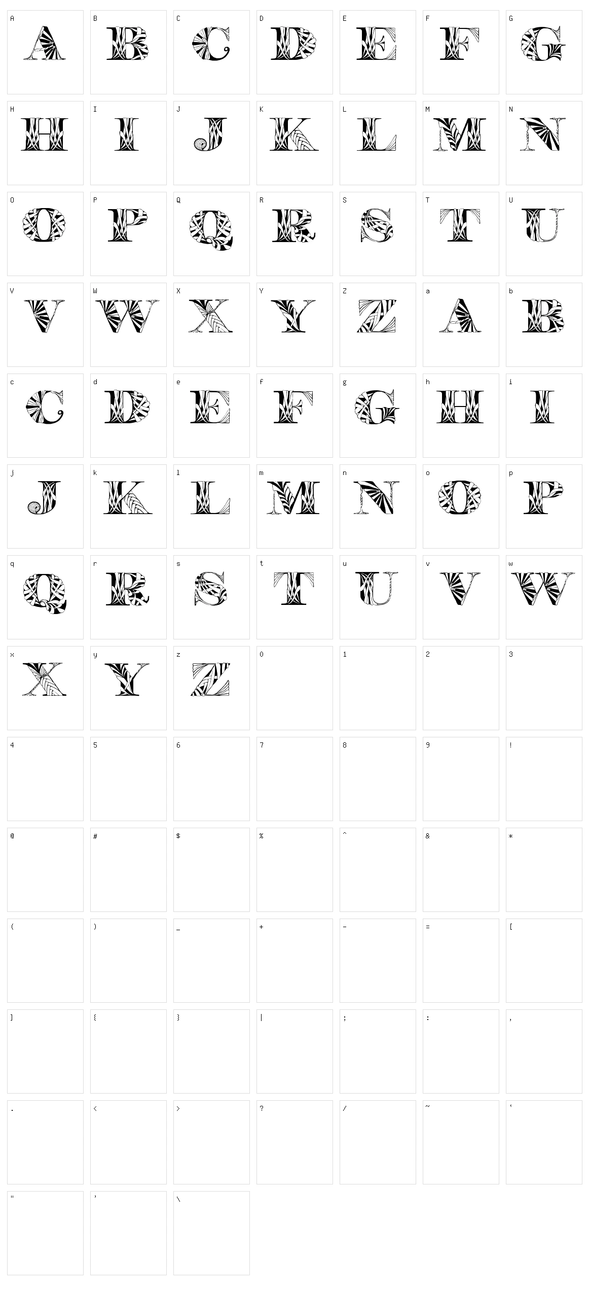 Portabell Character Set