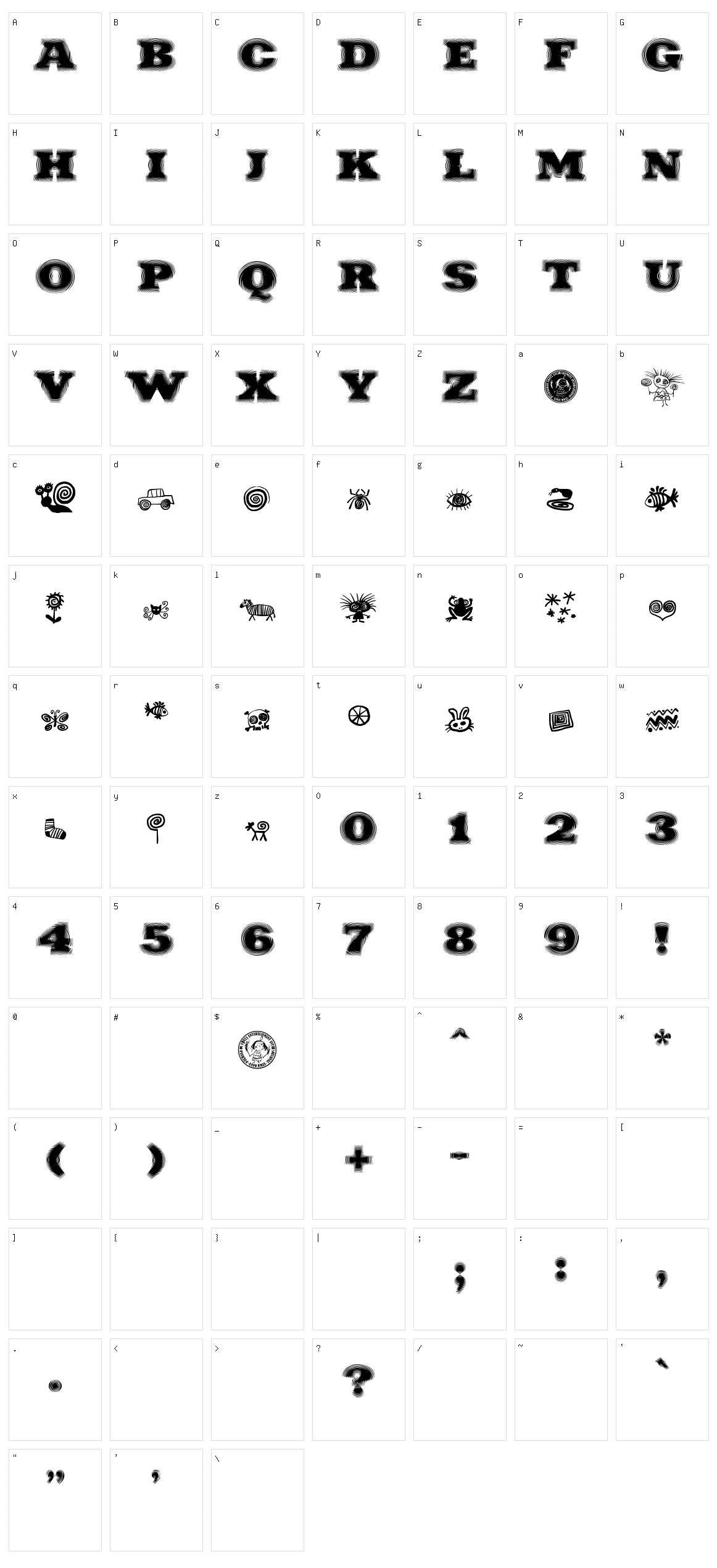 Puchakhon Hypnosis Character Set