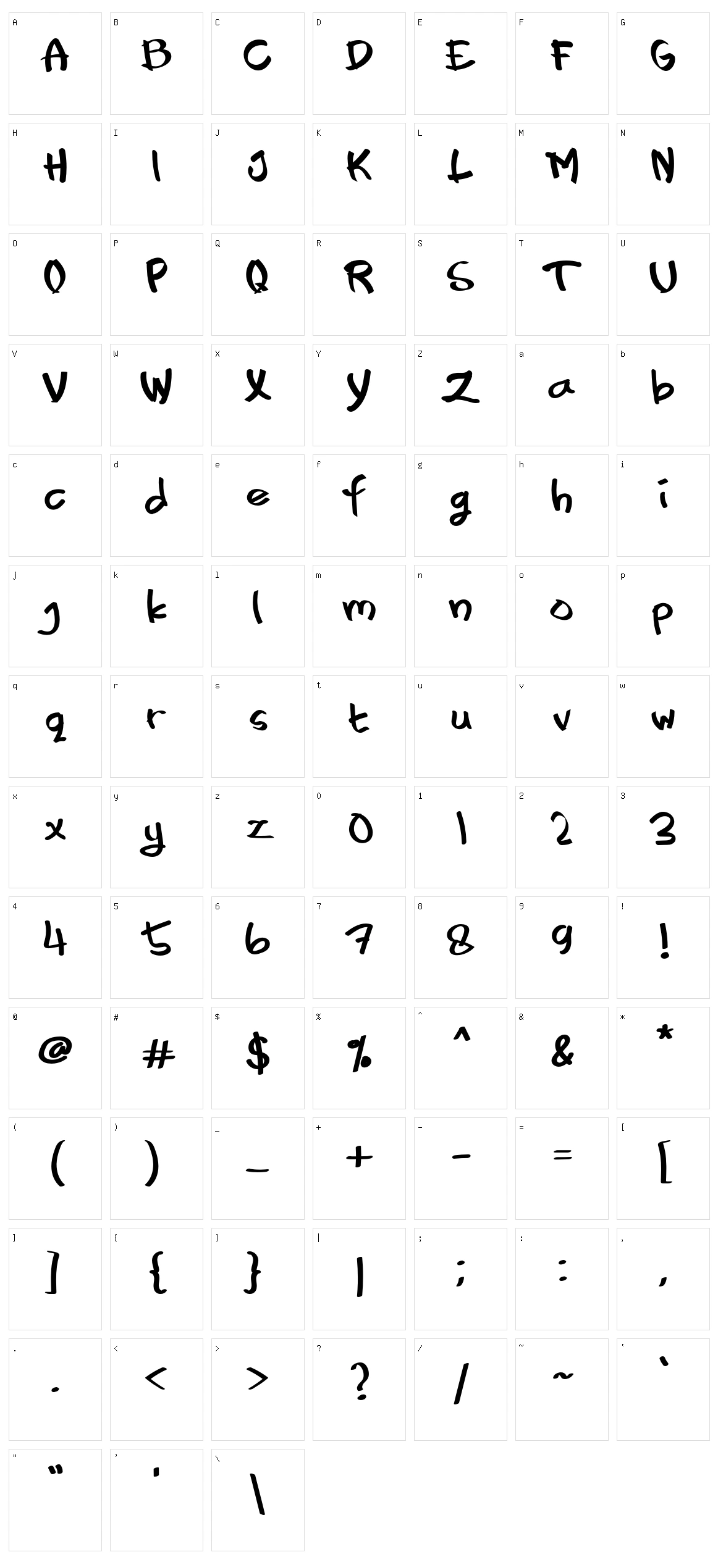 Monkey Character Set