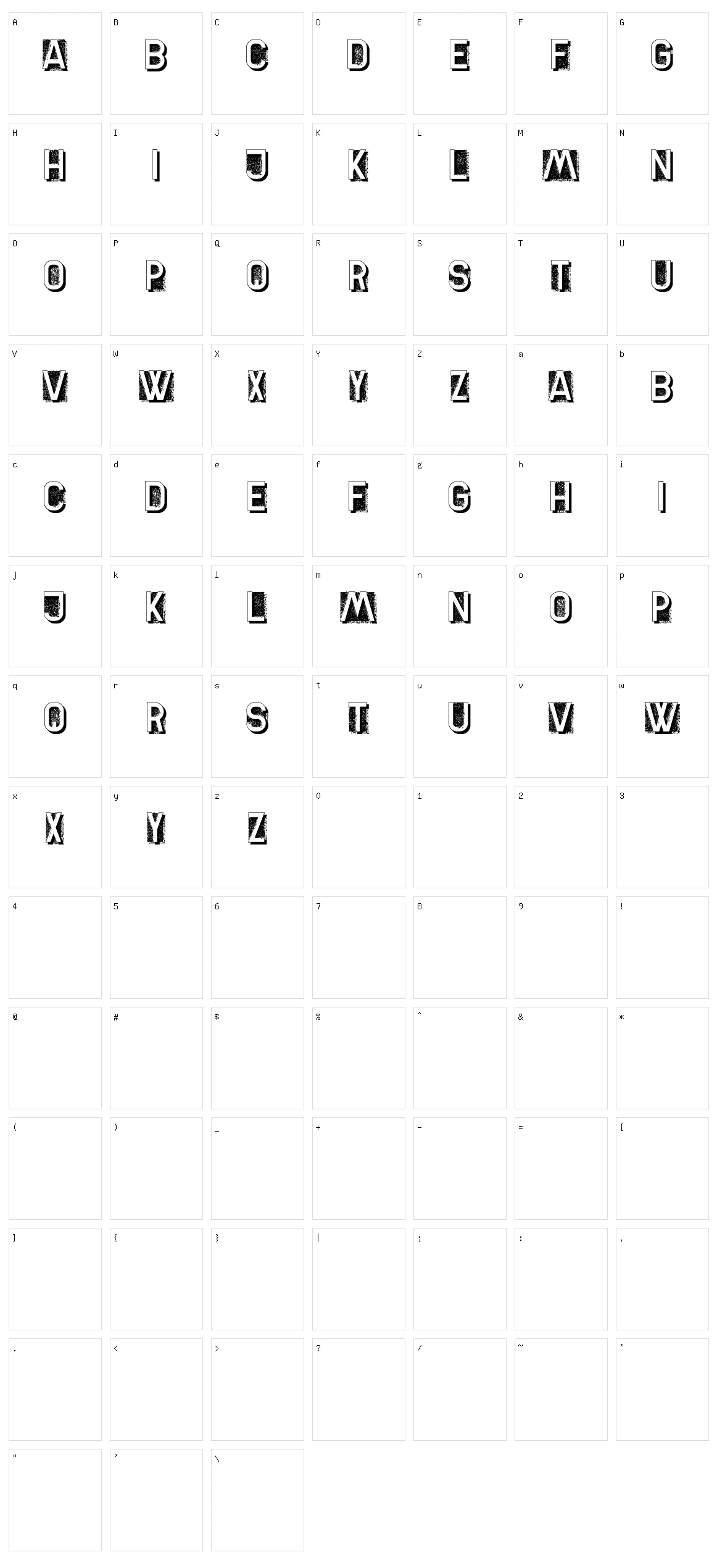 Refait Character Set