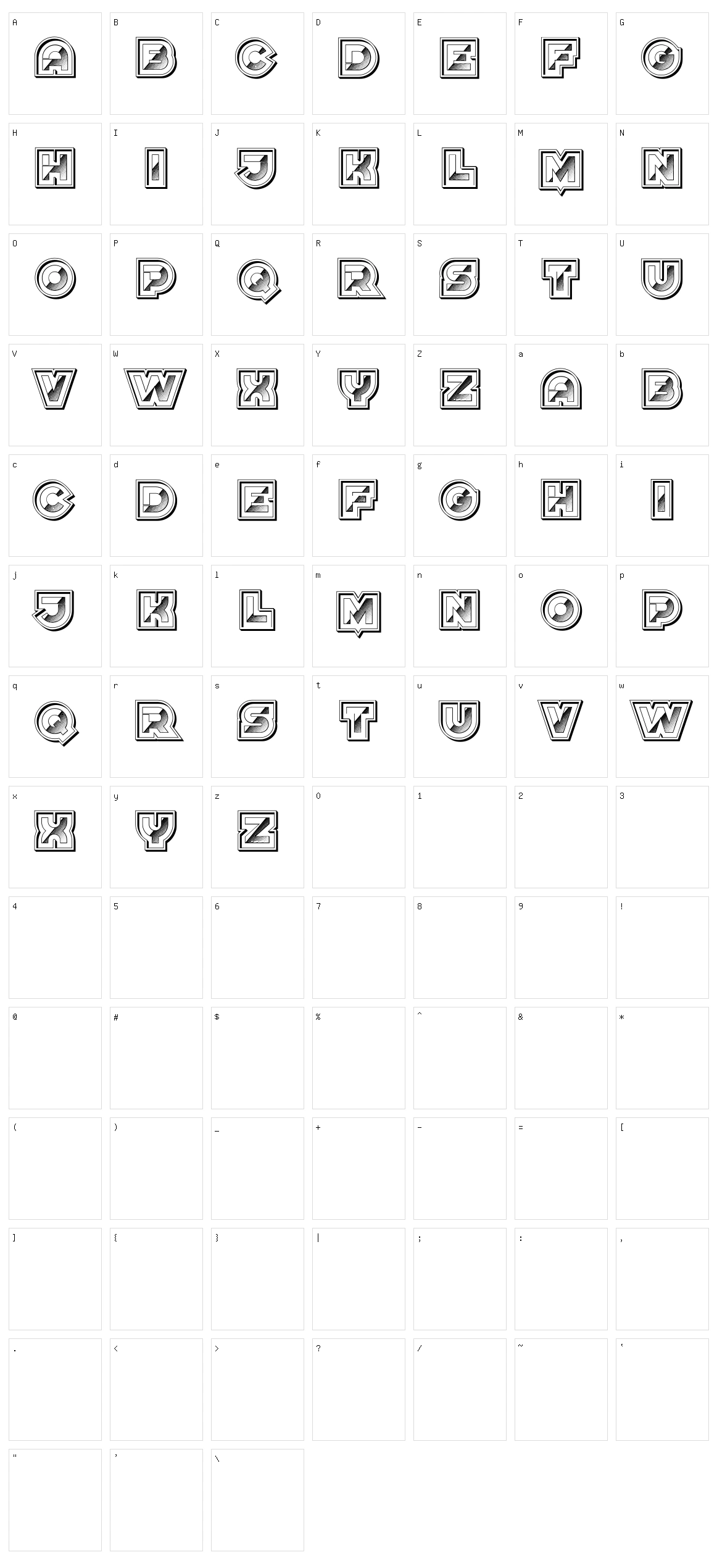 Requisite Character Set