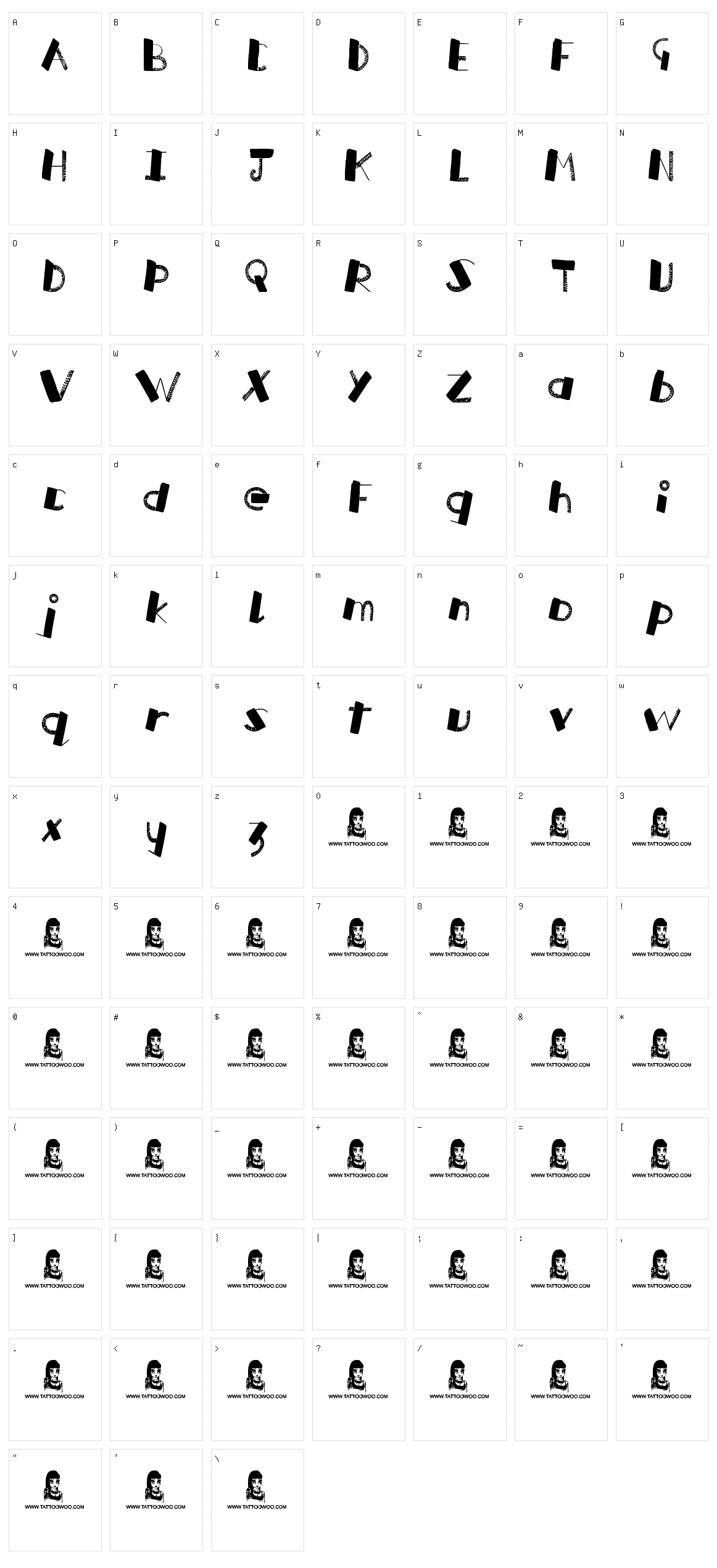 Russian Roulette Character Set