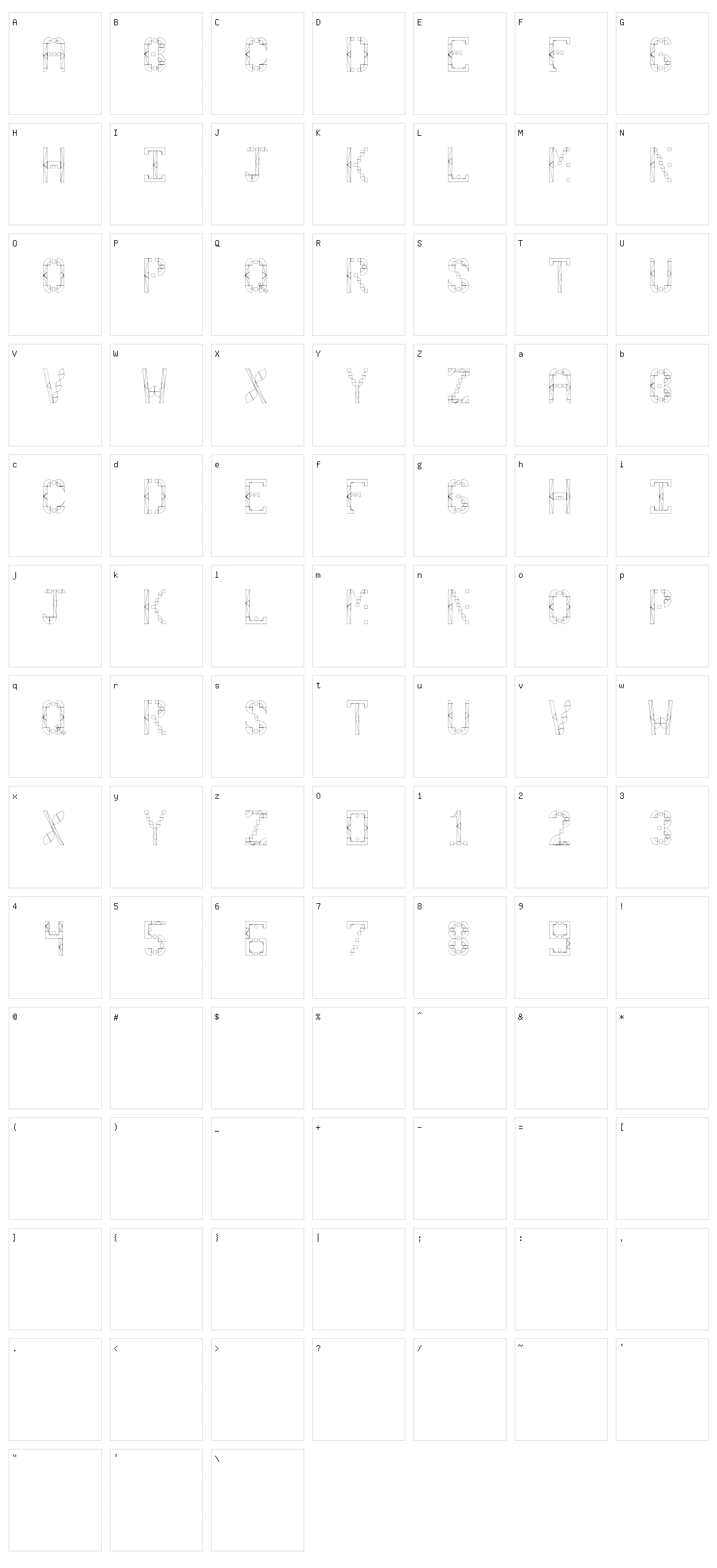 Second Wind Character Set
