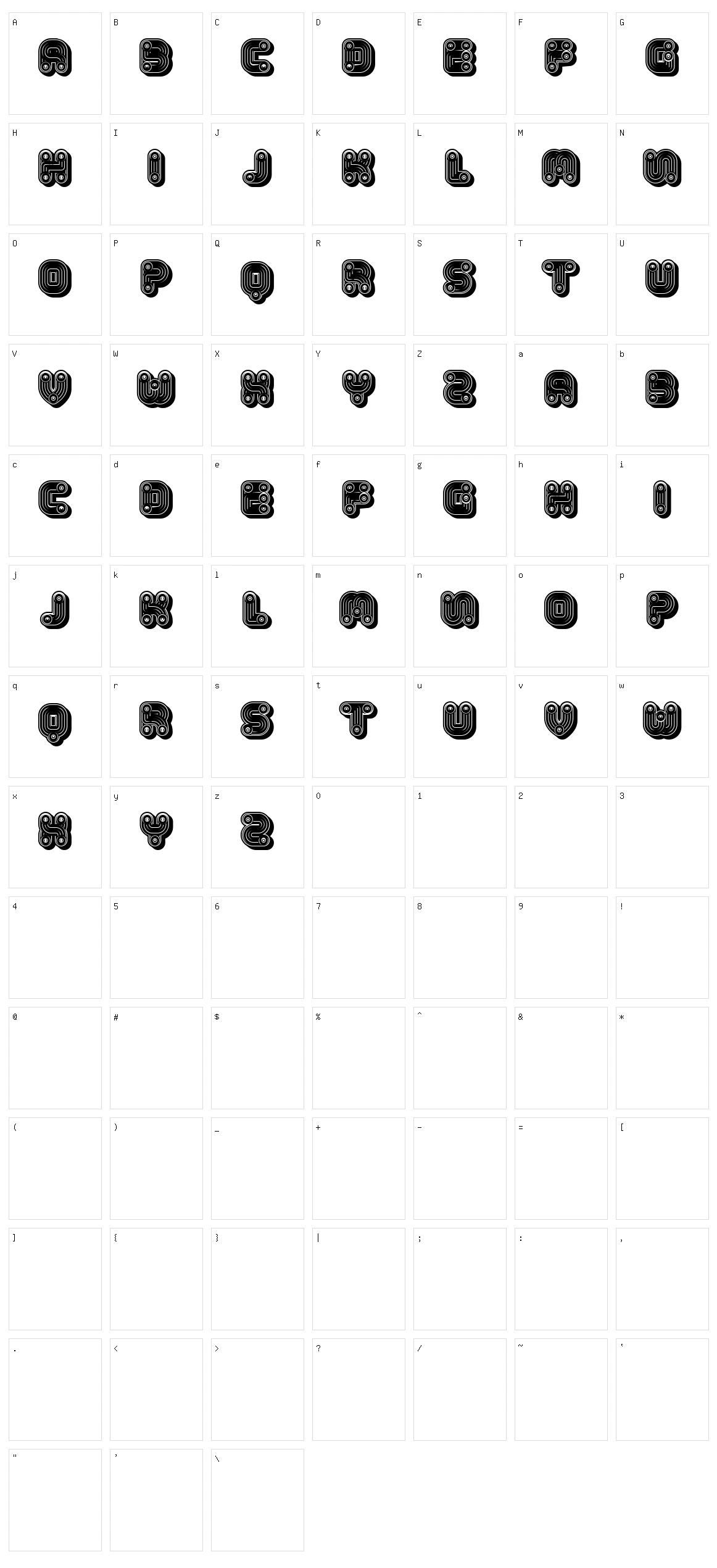 Signal Character Set