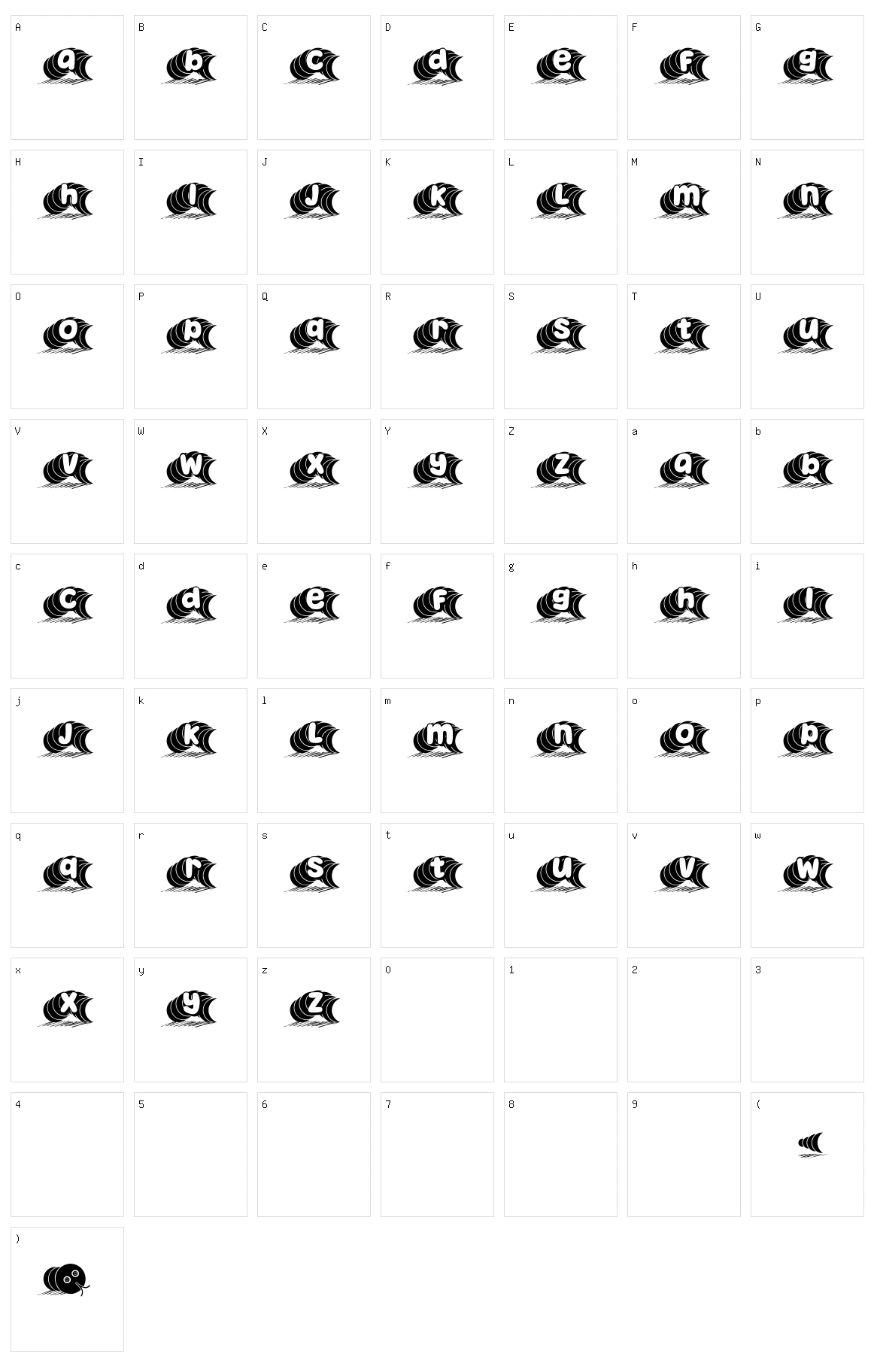 Snake Business Character Set