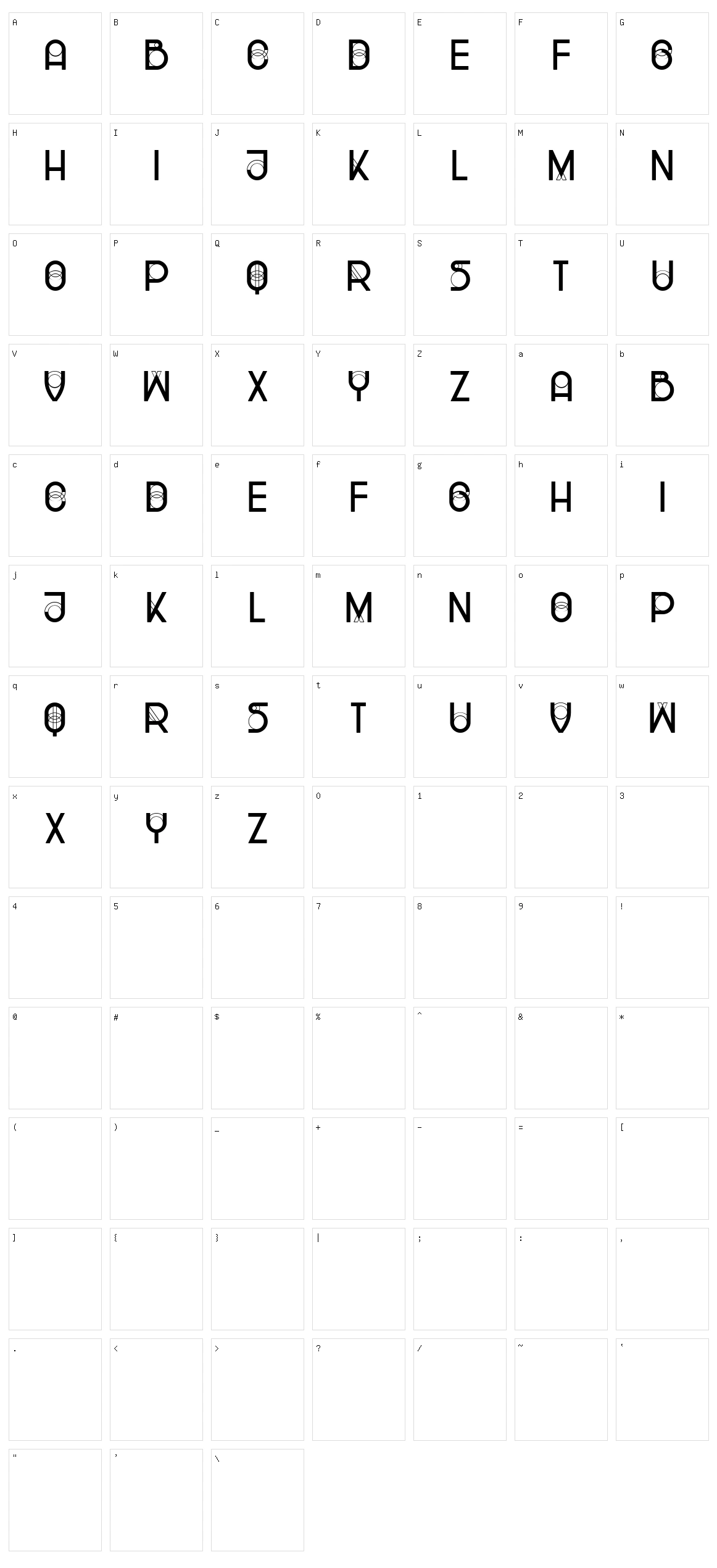 Sparks Character Set