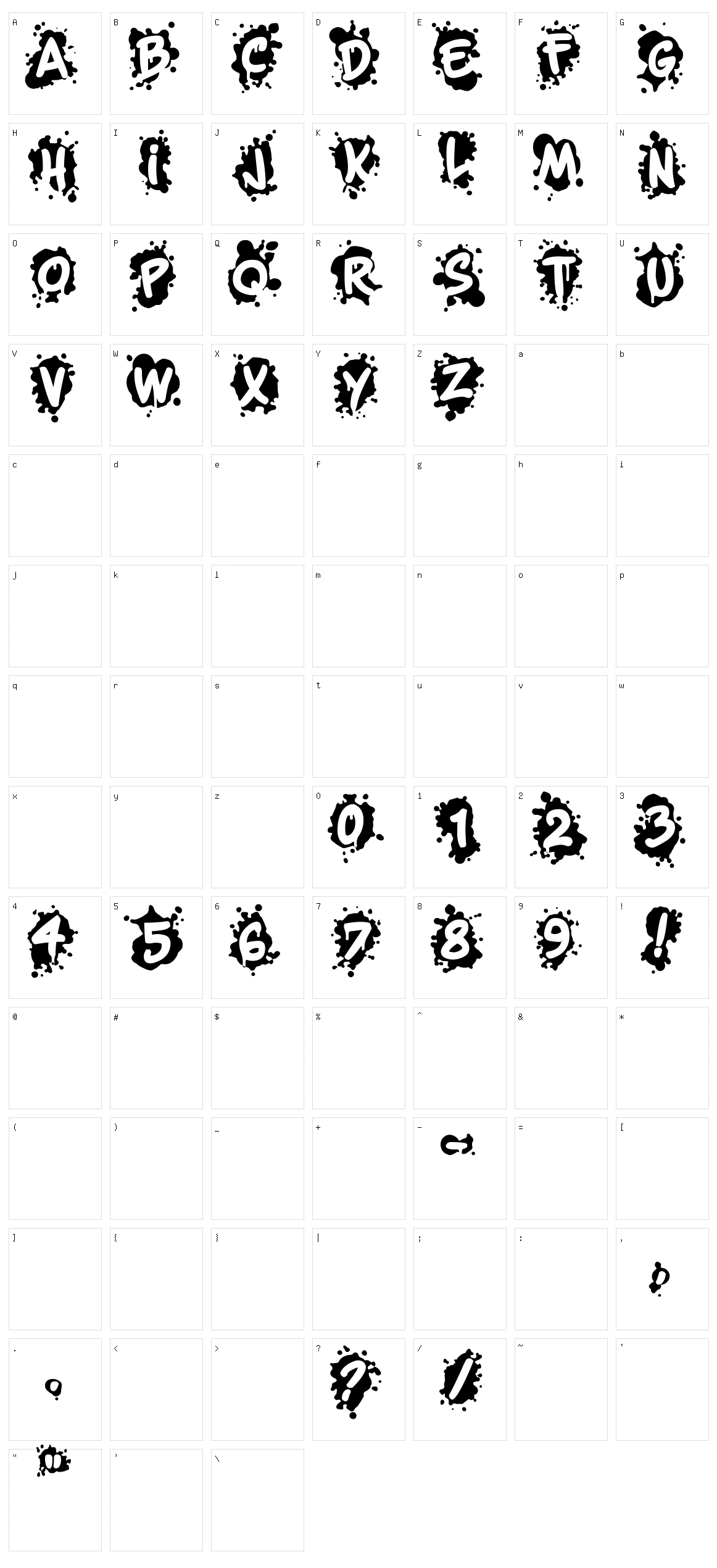 Spotyfied Me Character Set