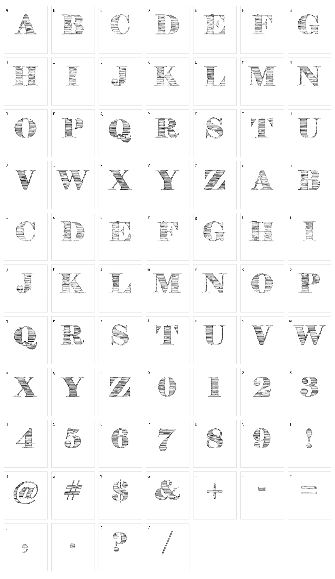 Stone Story Character Set