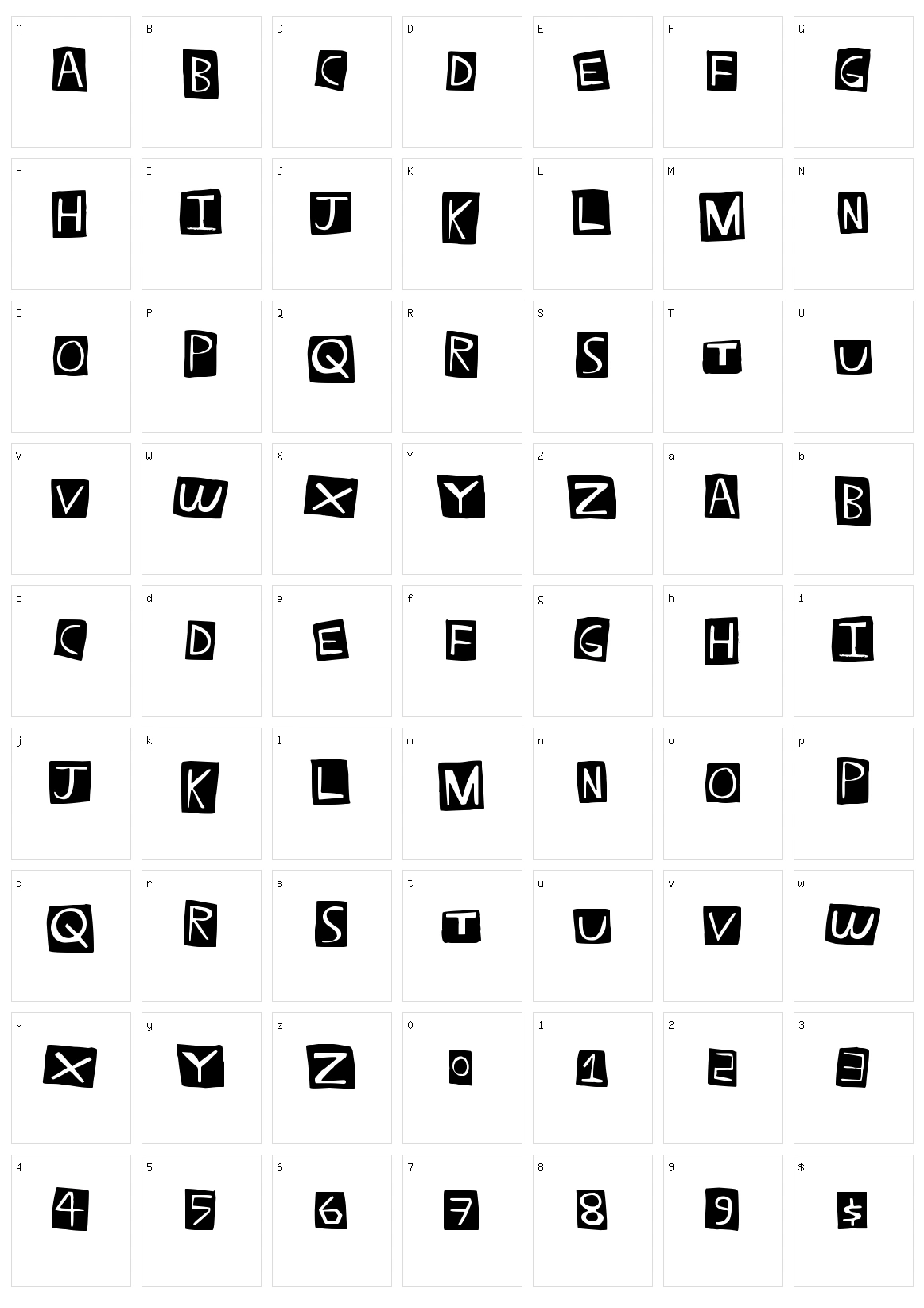 Straight Baller Character Set