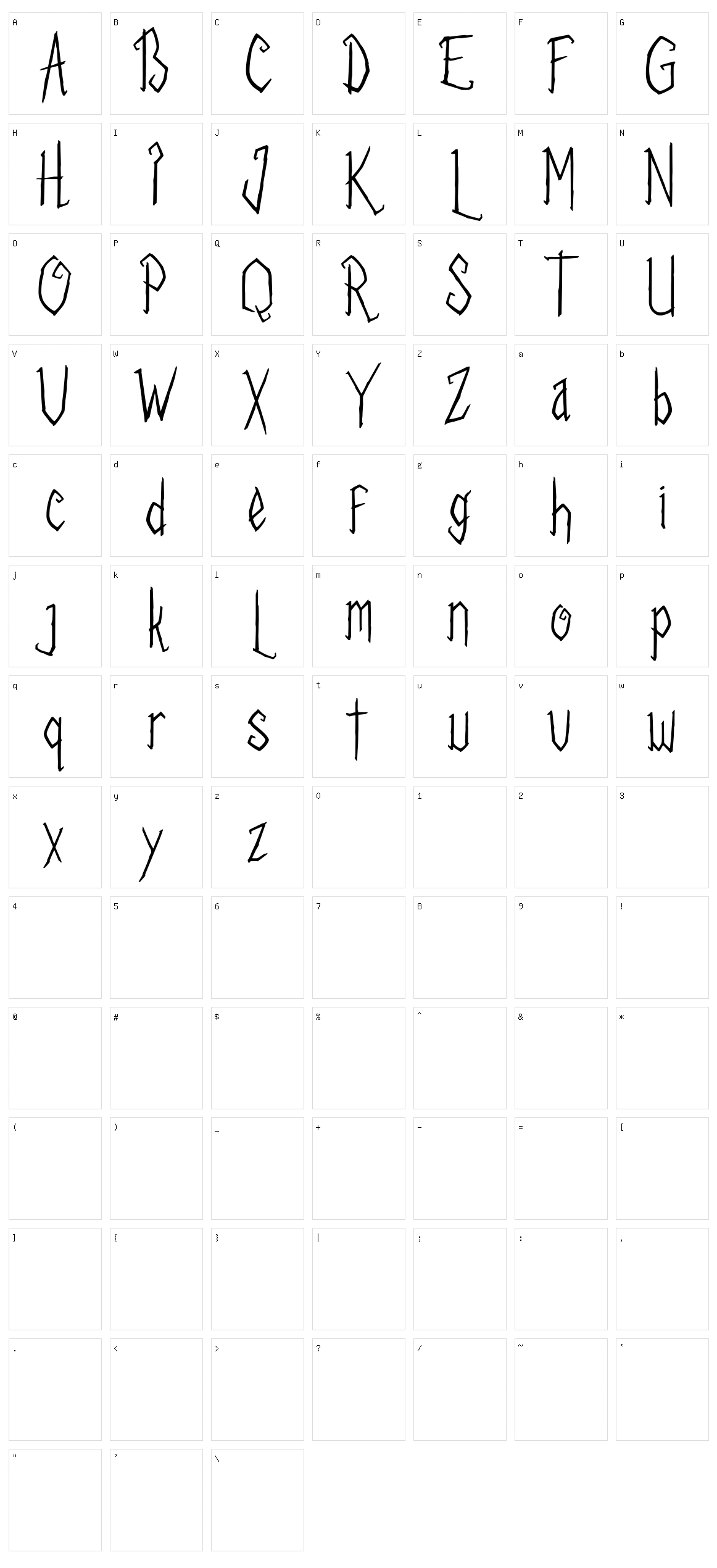 Silent Night Character Set