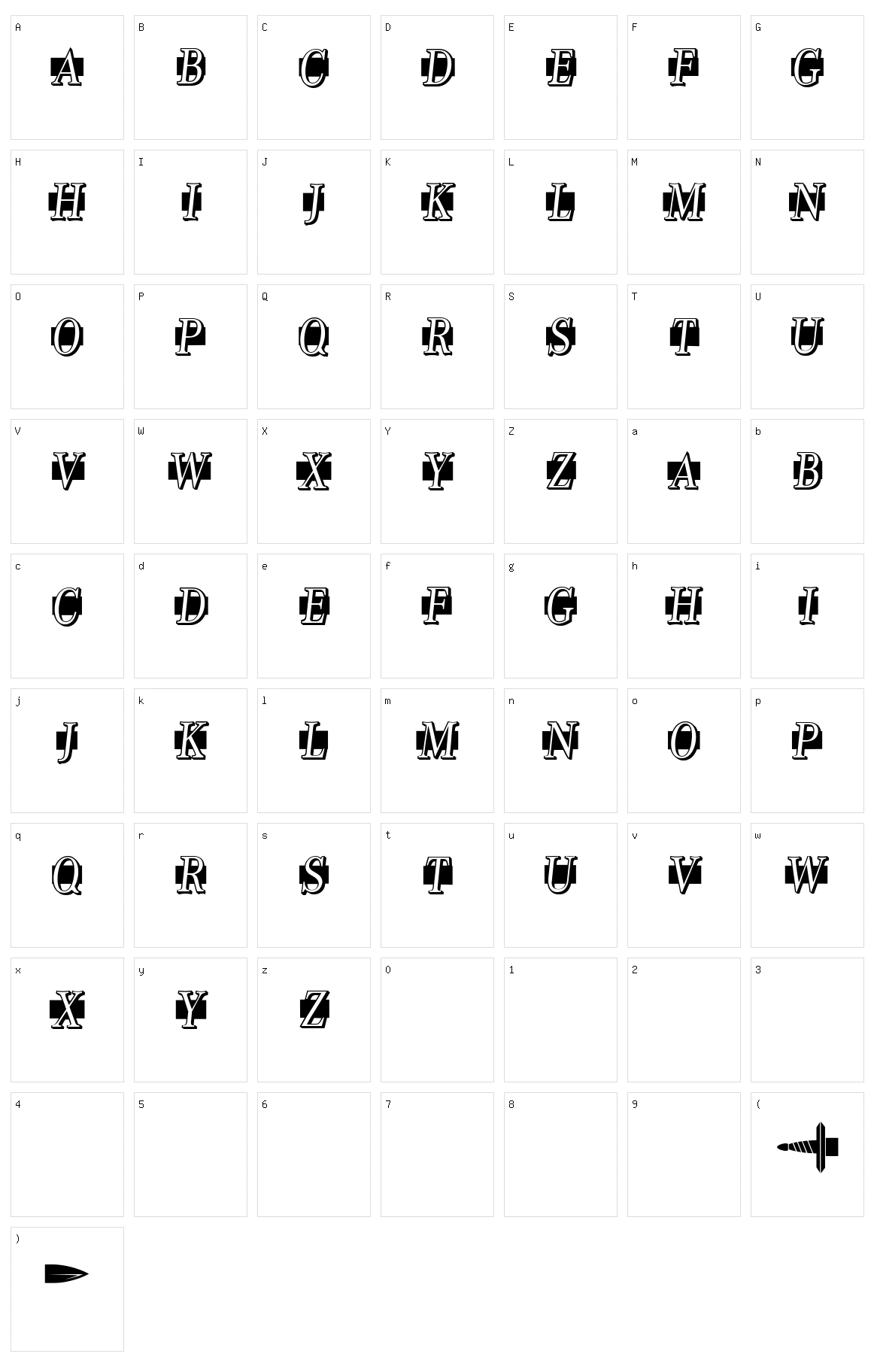 Swordsman Character Set