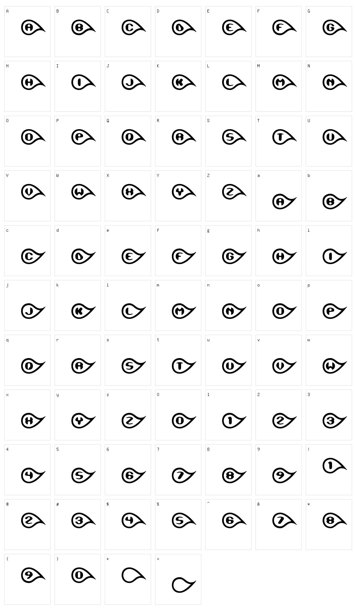 Tearful BRK Character Set