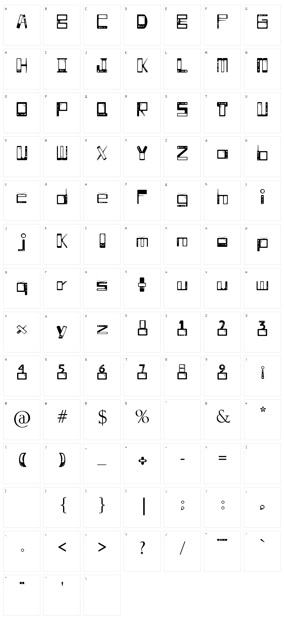 Telesillas Character Set