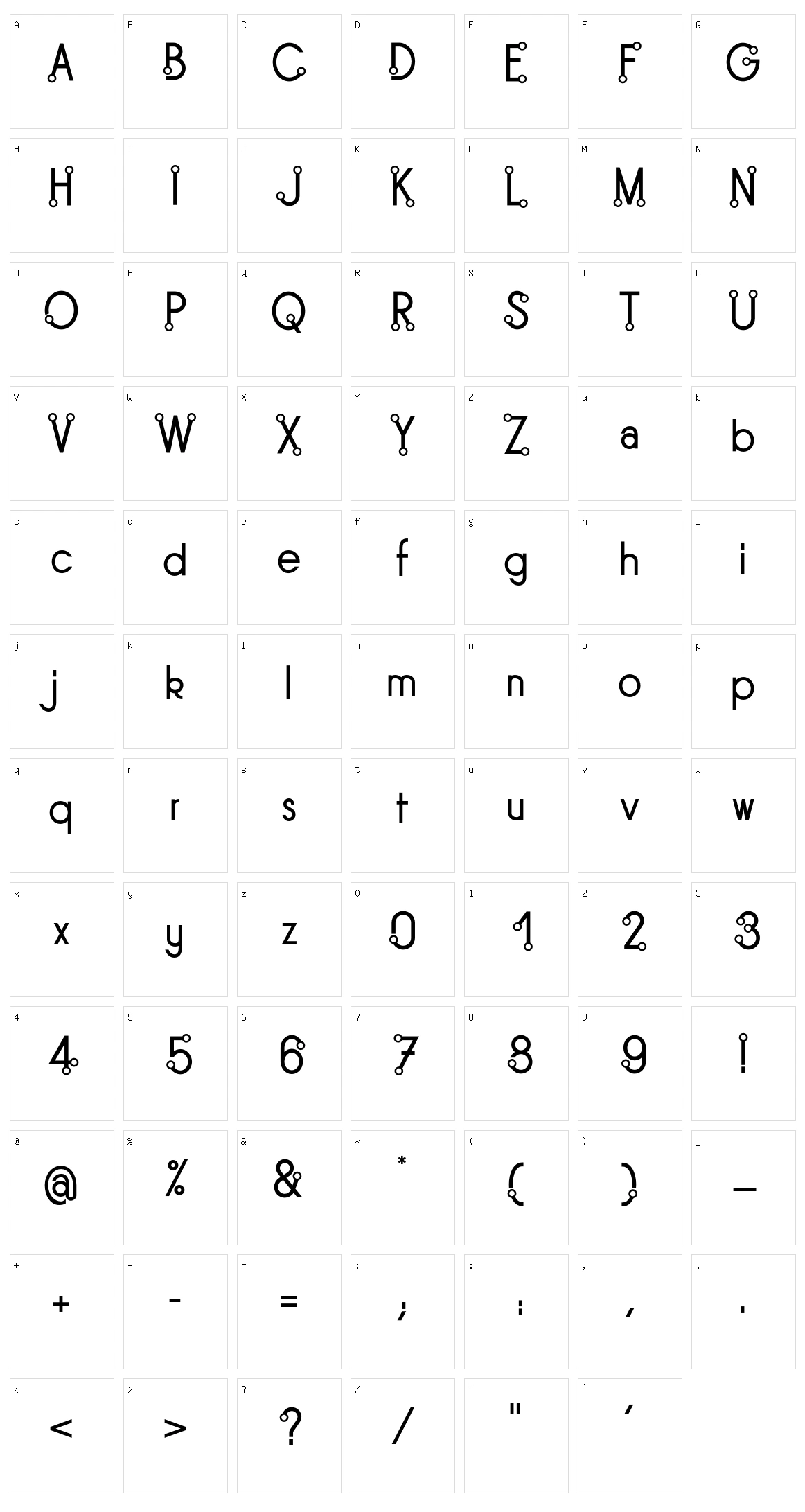 Tipois Character Set