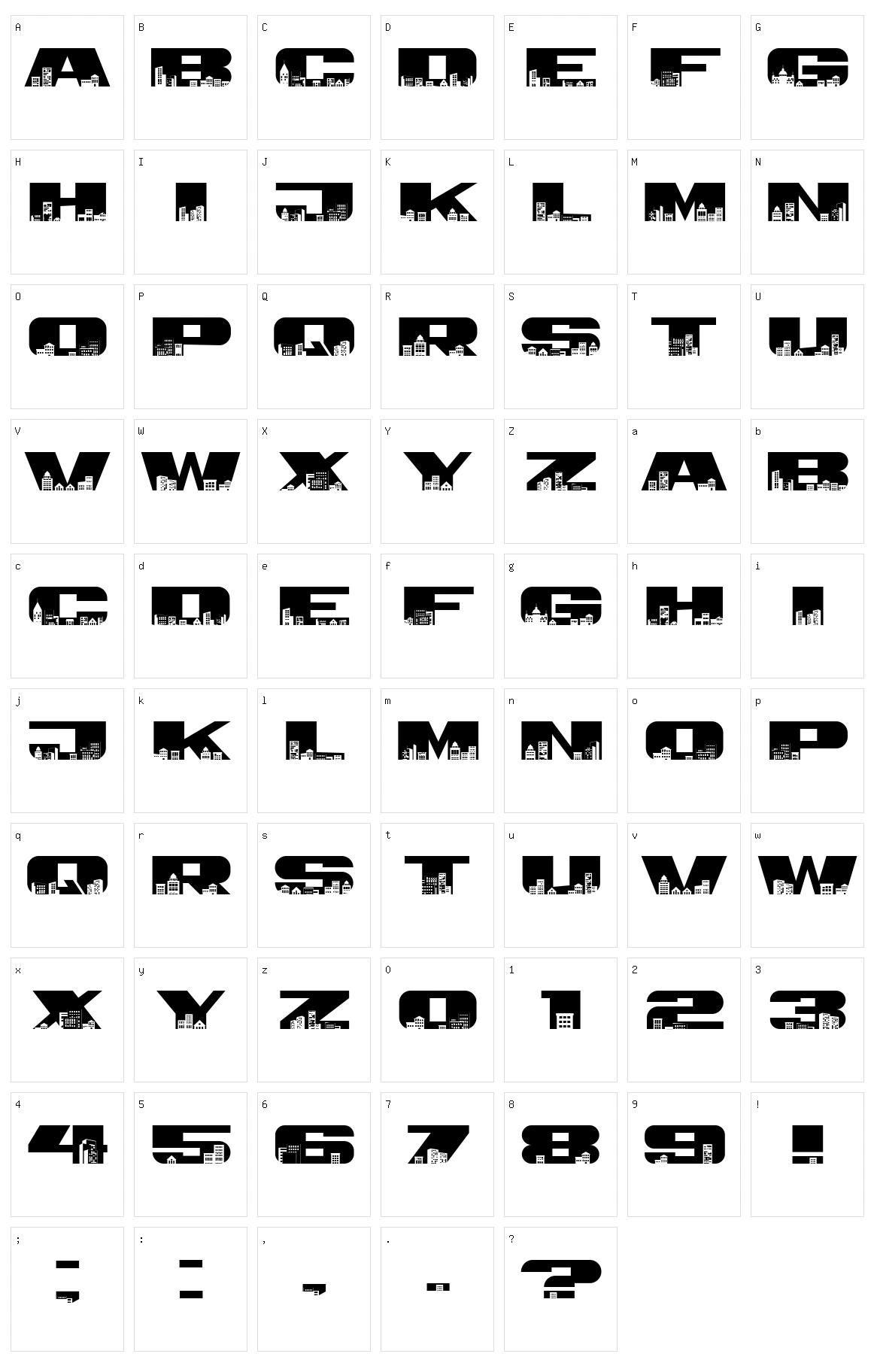 Townscape Character Set