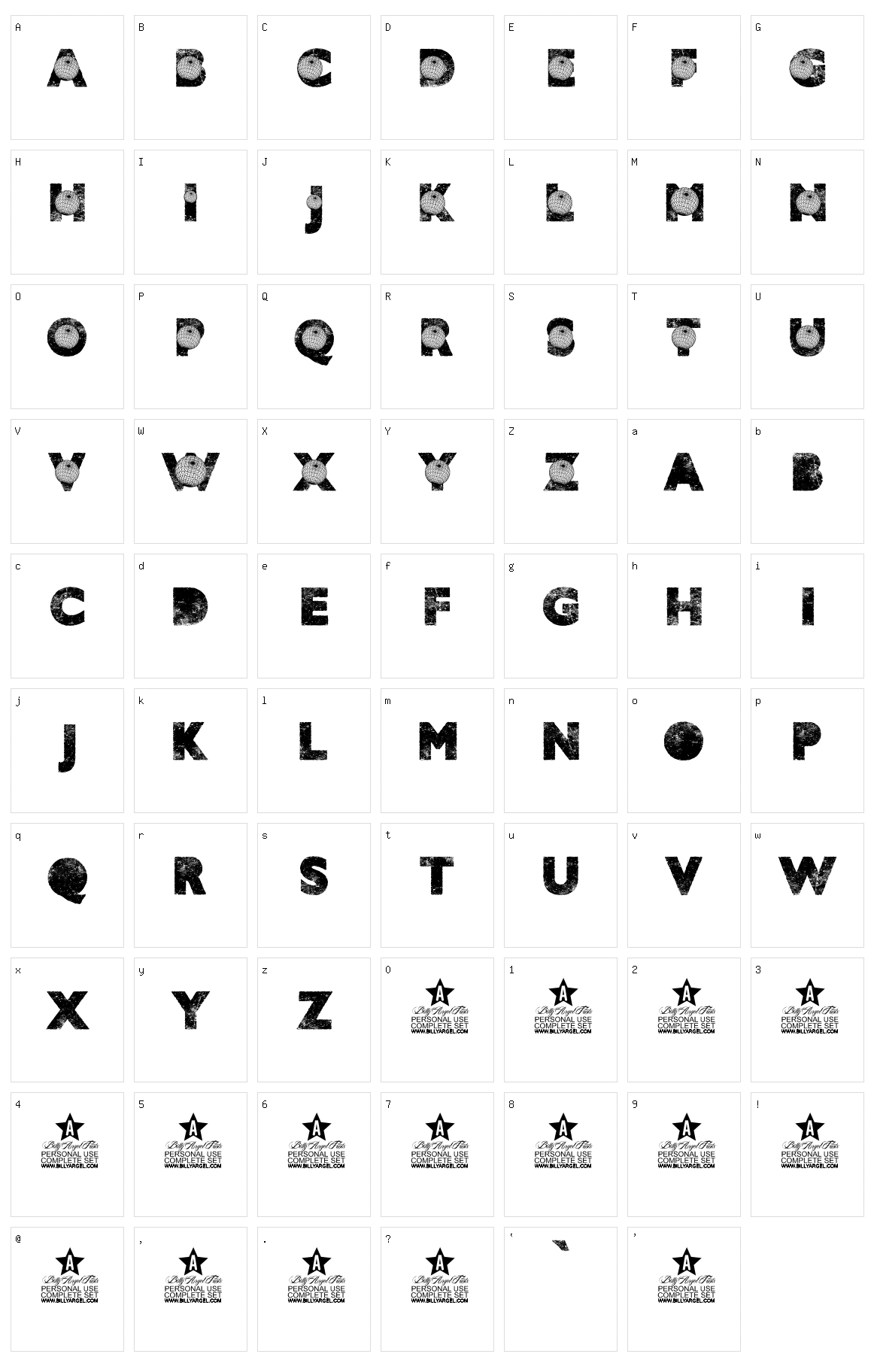 Trust Character Set