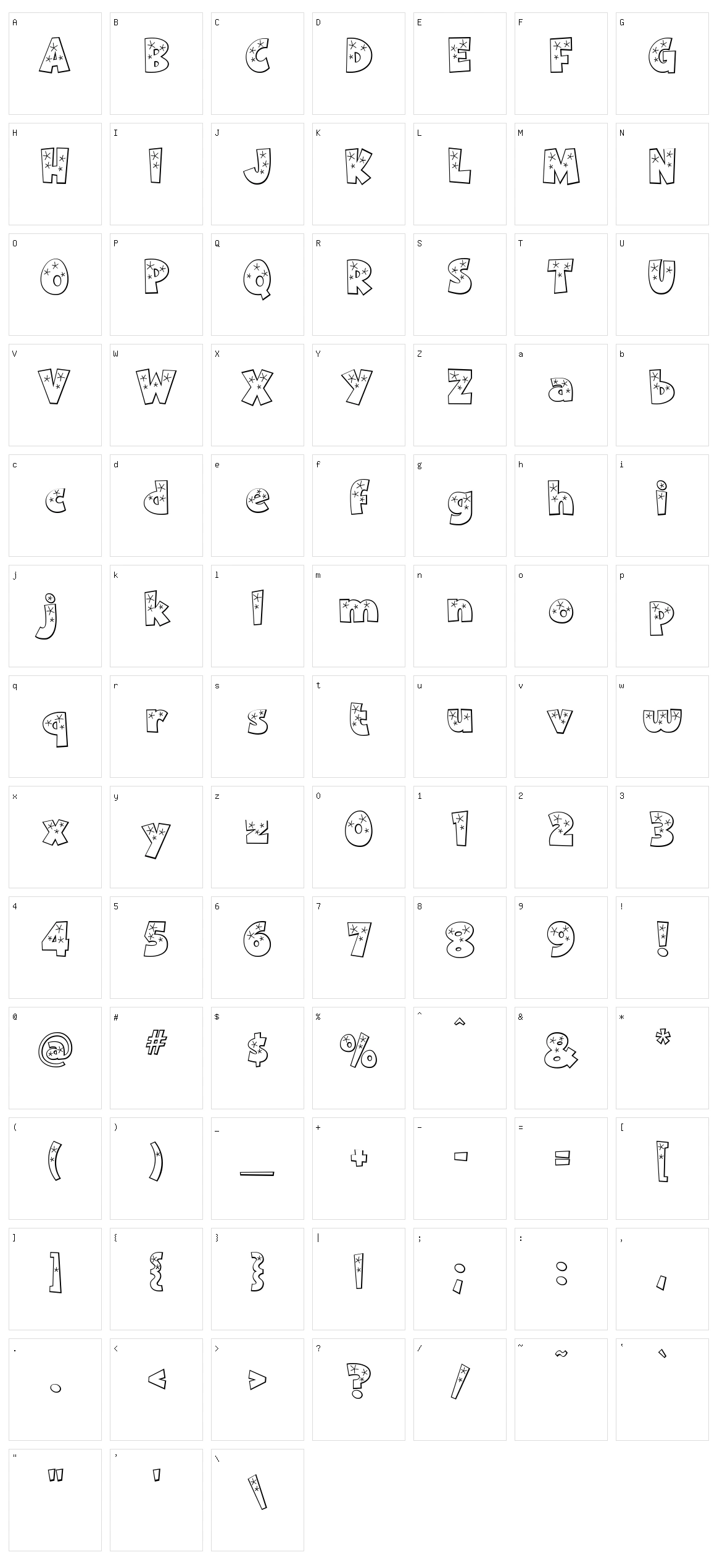 Twinkle Character Set