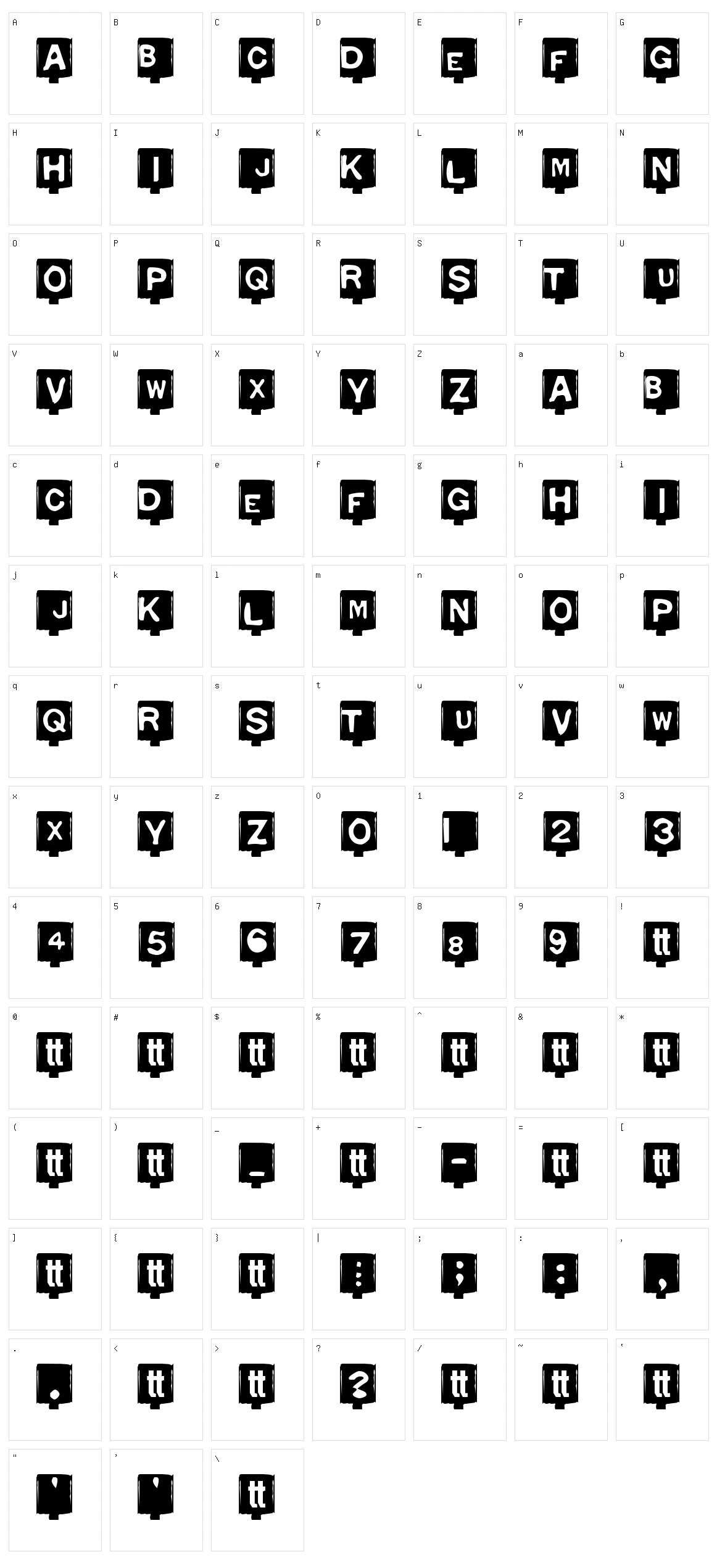 Typo Negative Character Set