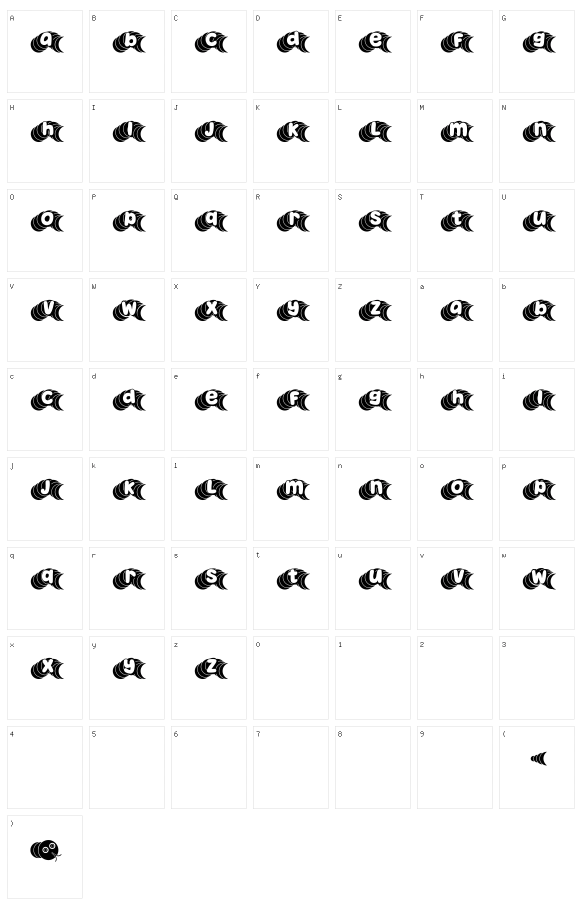 Ular Character Set