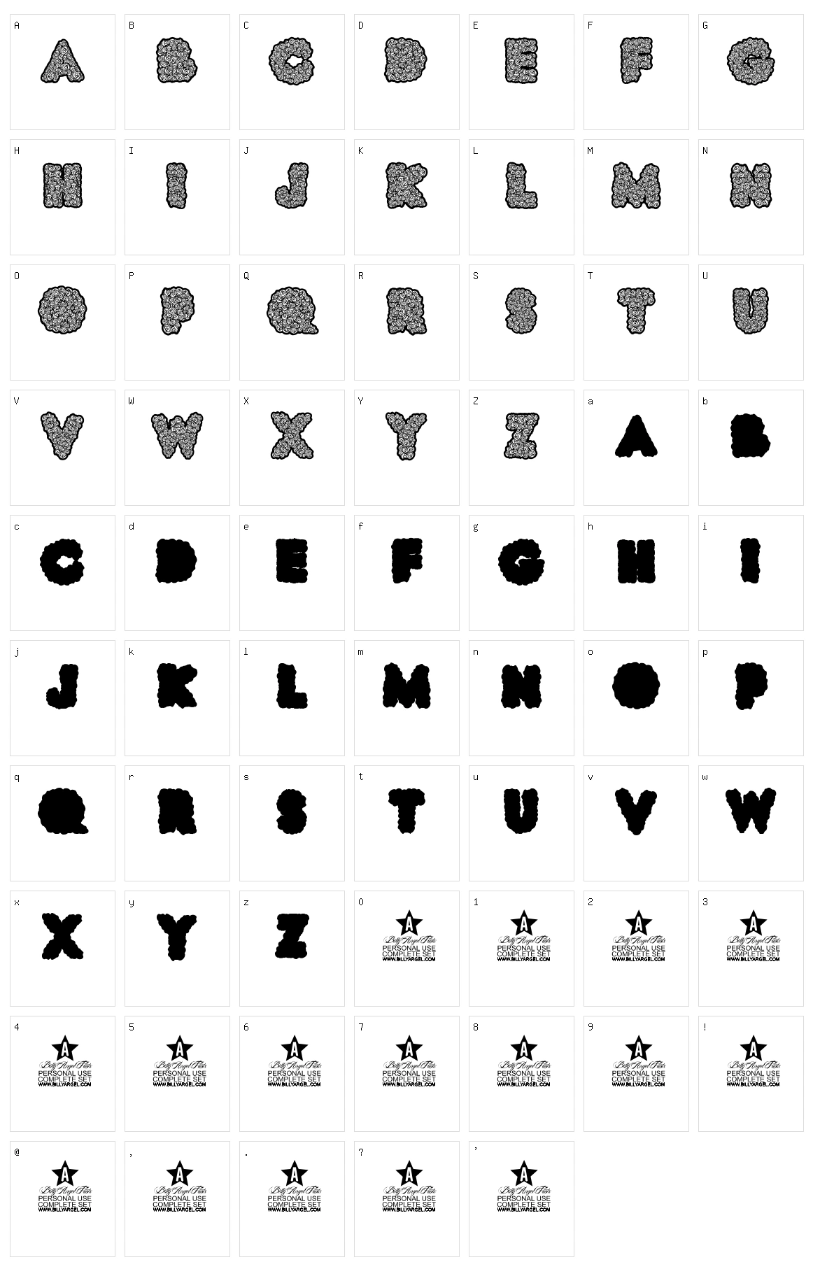 Uncle Character Set