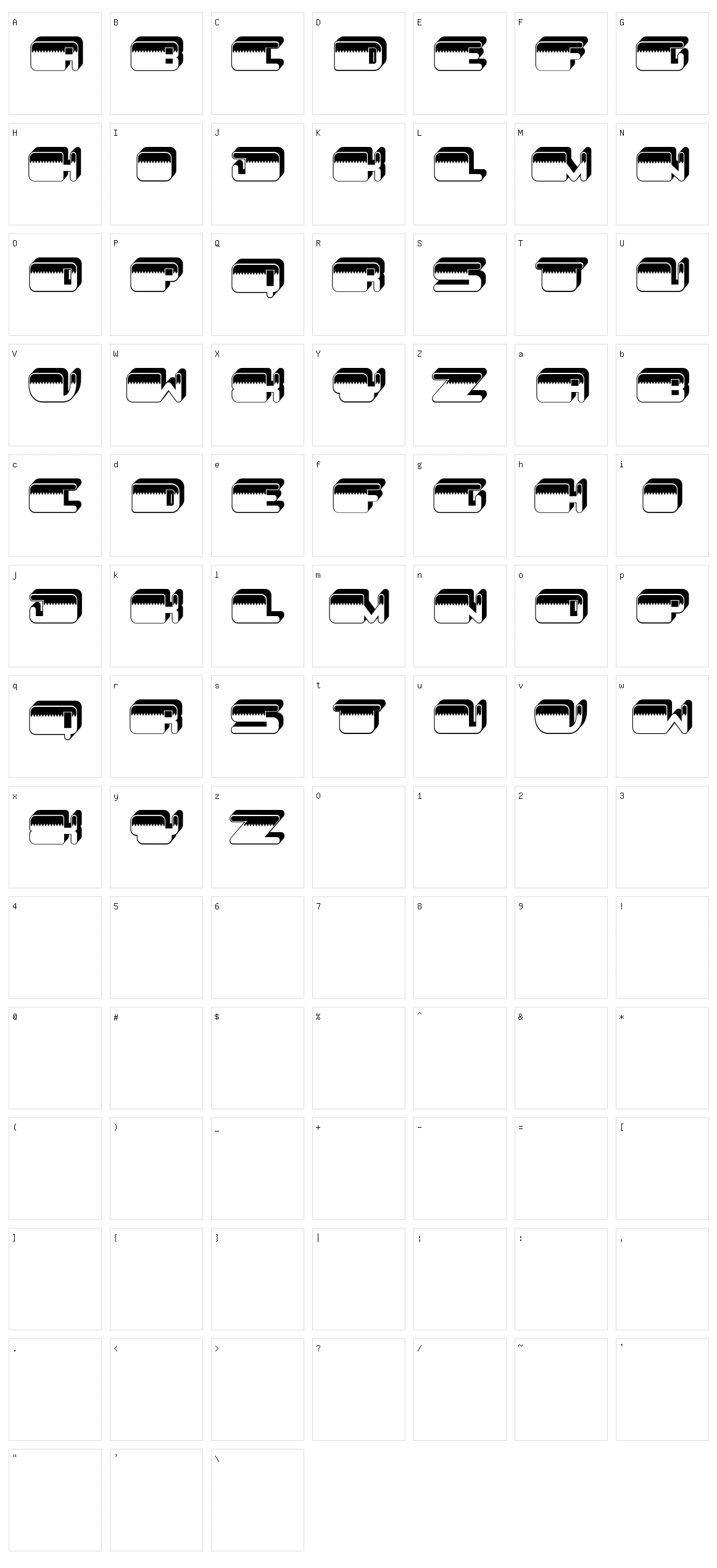 Unmute Character Set