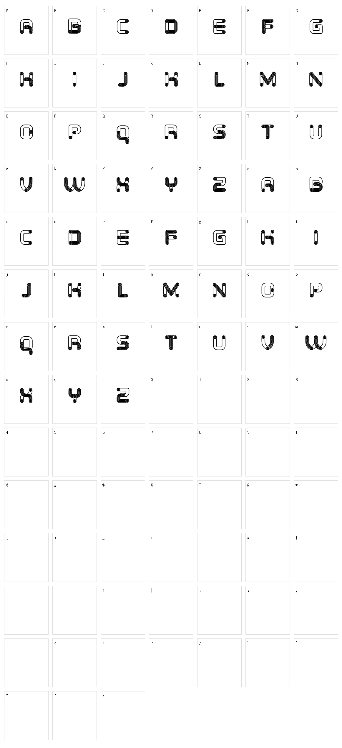 Vibes Character Set