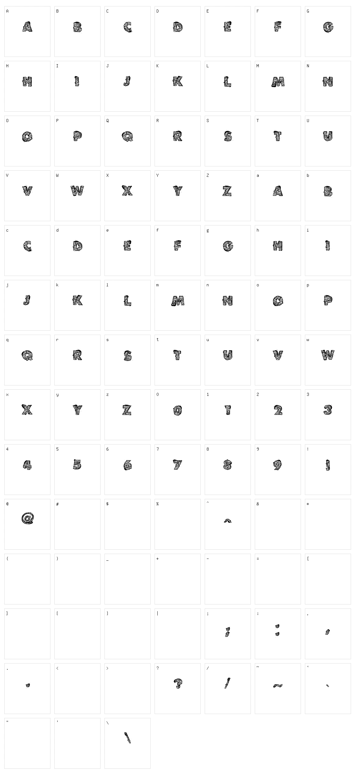 VTKS Love and Peace Character Set
