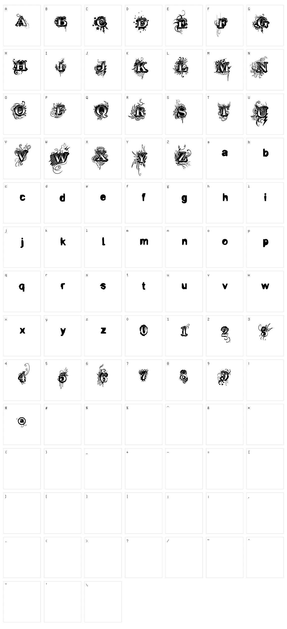 Vtks Revolt Character Set