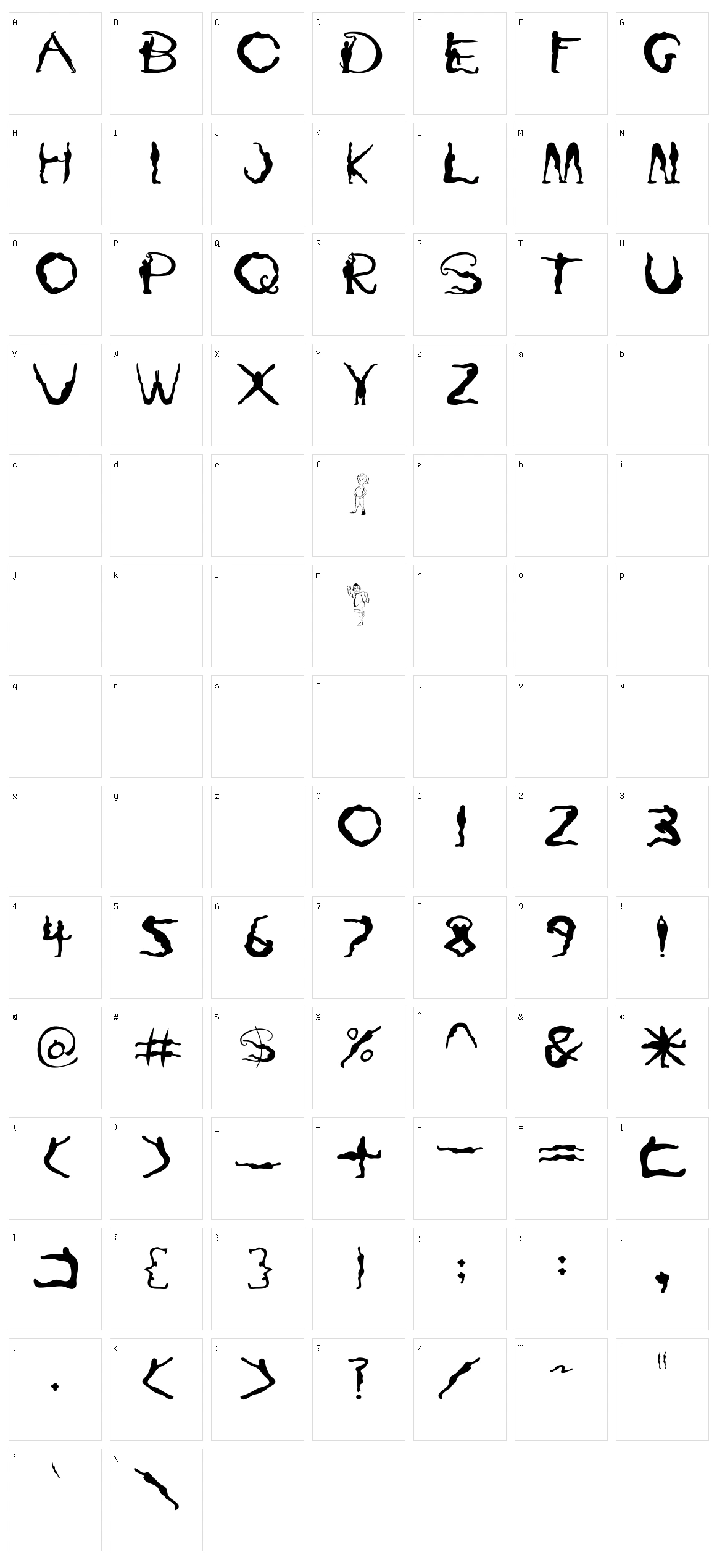 Yoga Character Set
