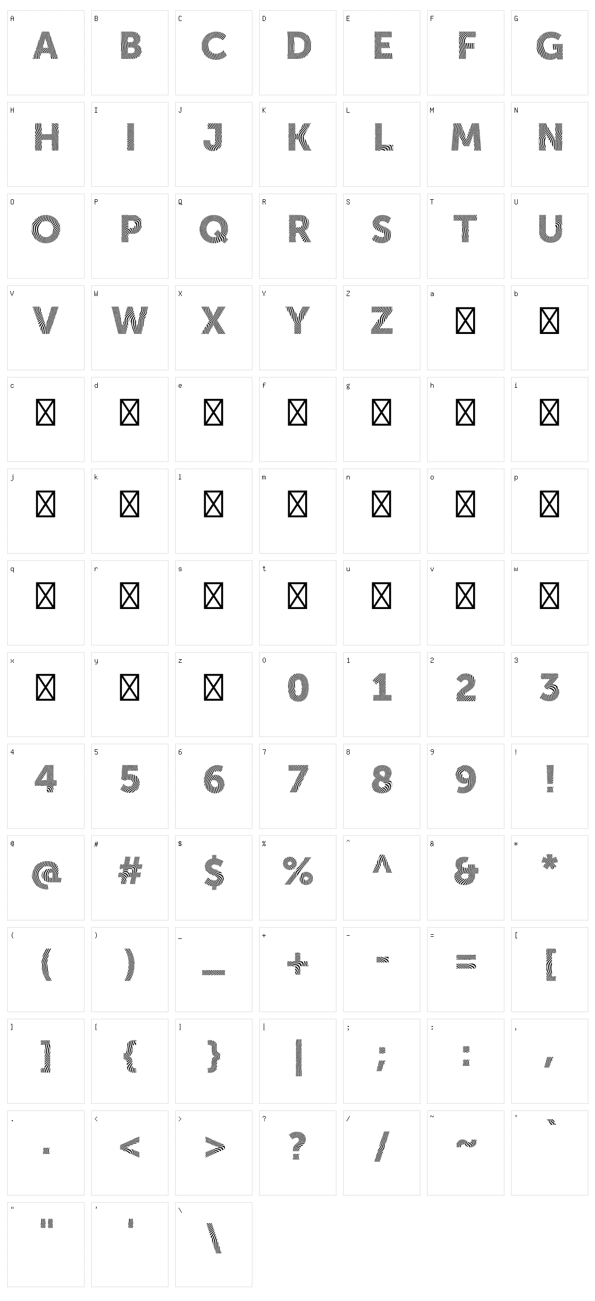 Zimbra Character Set