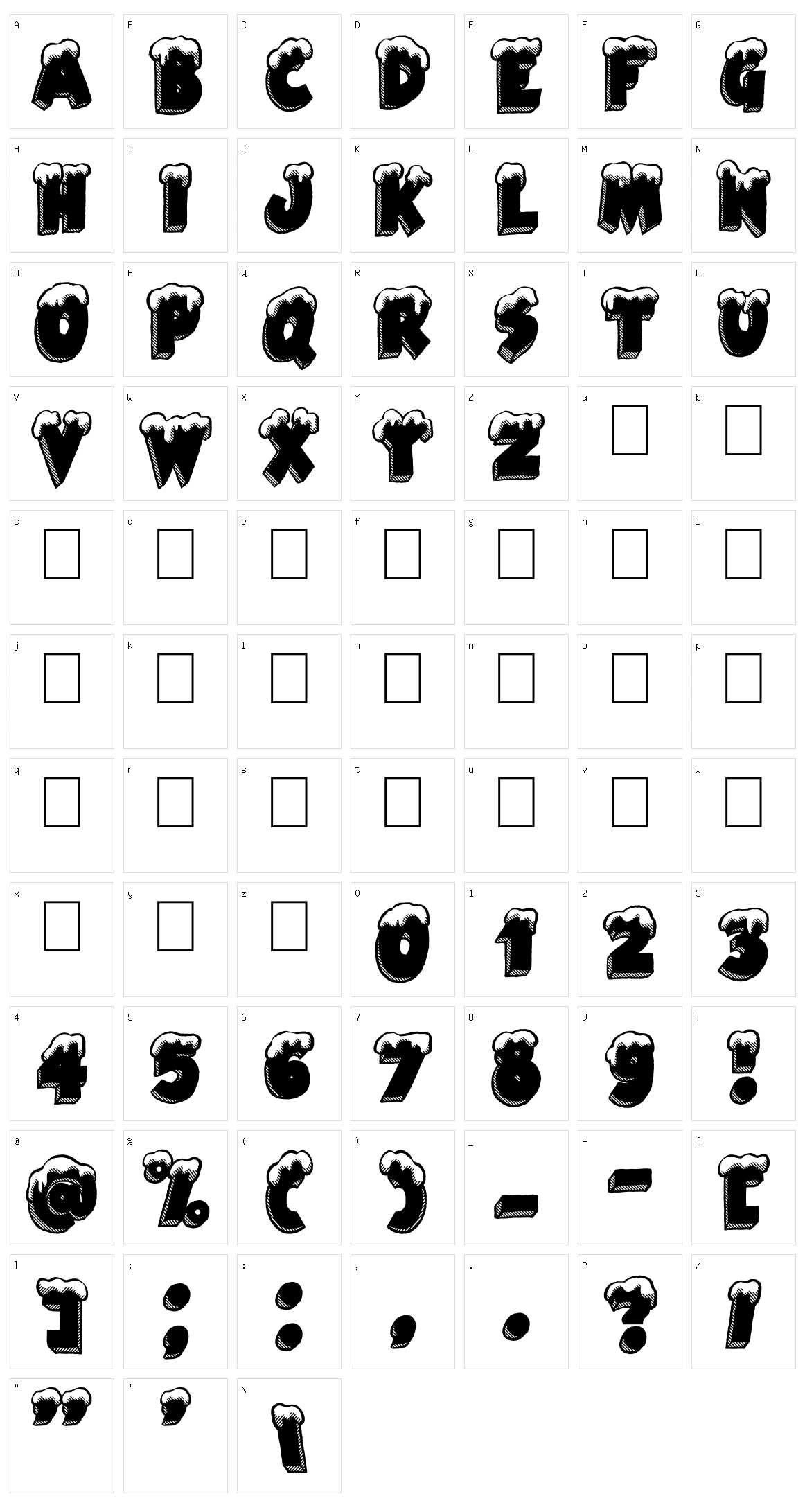 Black Santa Character Set