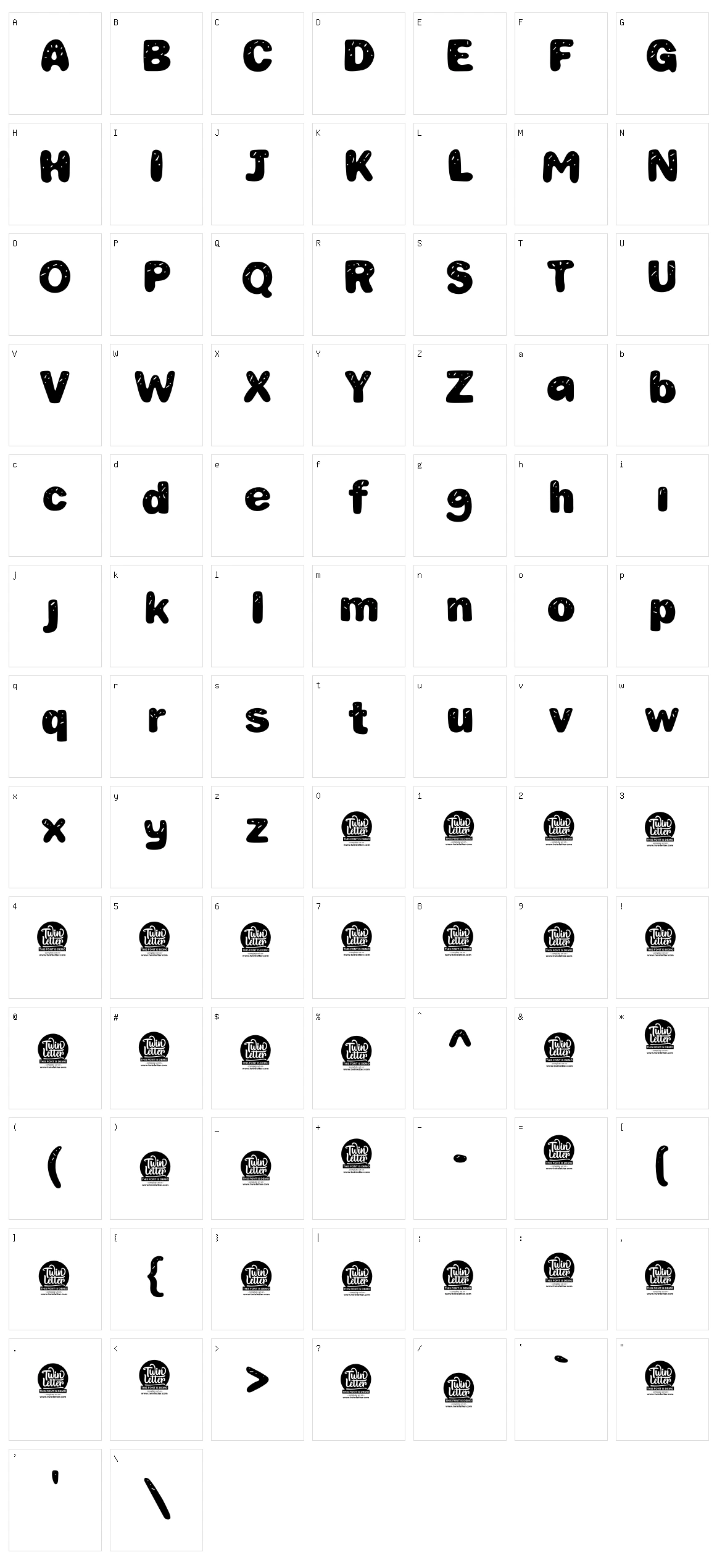 Danki Character Set
