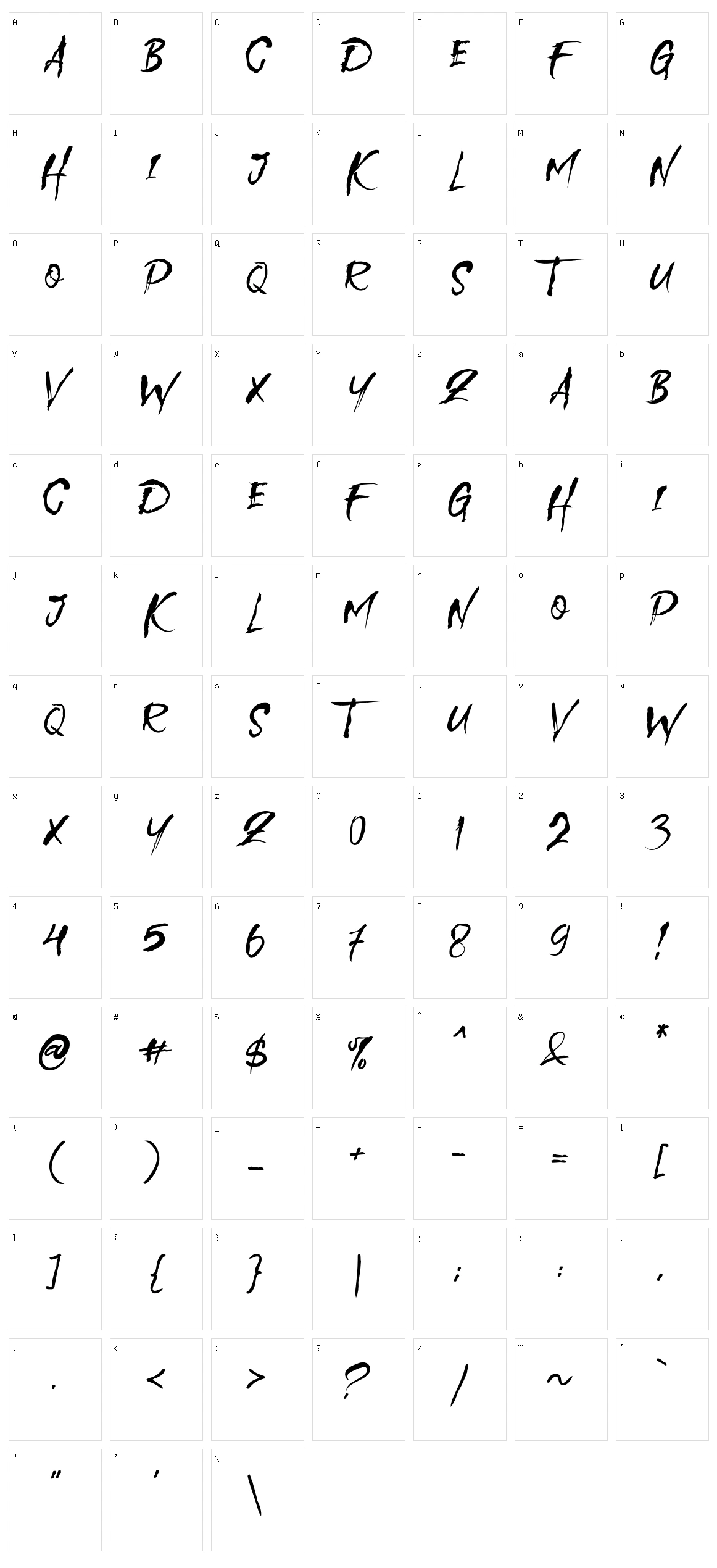 Alert Covid Character Set