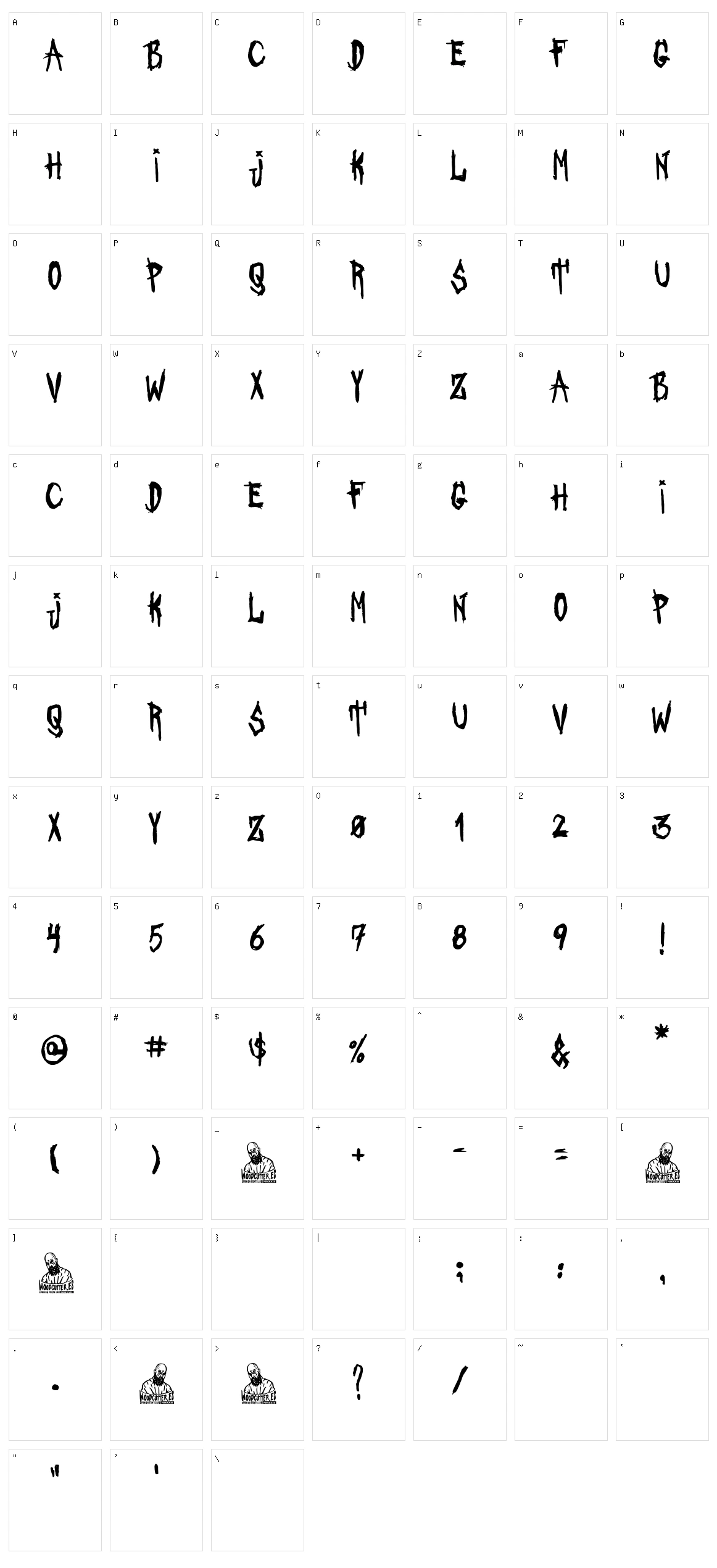 Asesinato Matutino Character Set